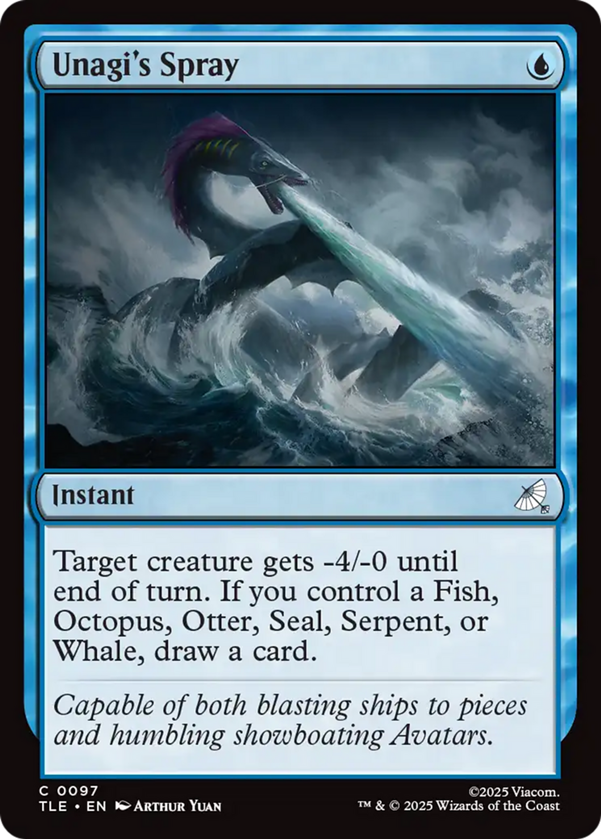 Unagi's Spray — Avatar: The Last Airbender Eternal — Magic: The Gathering