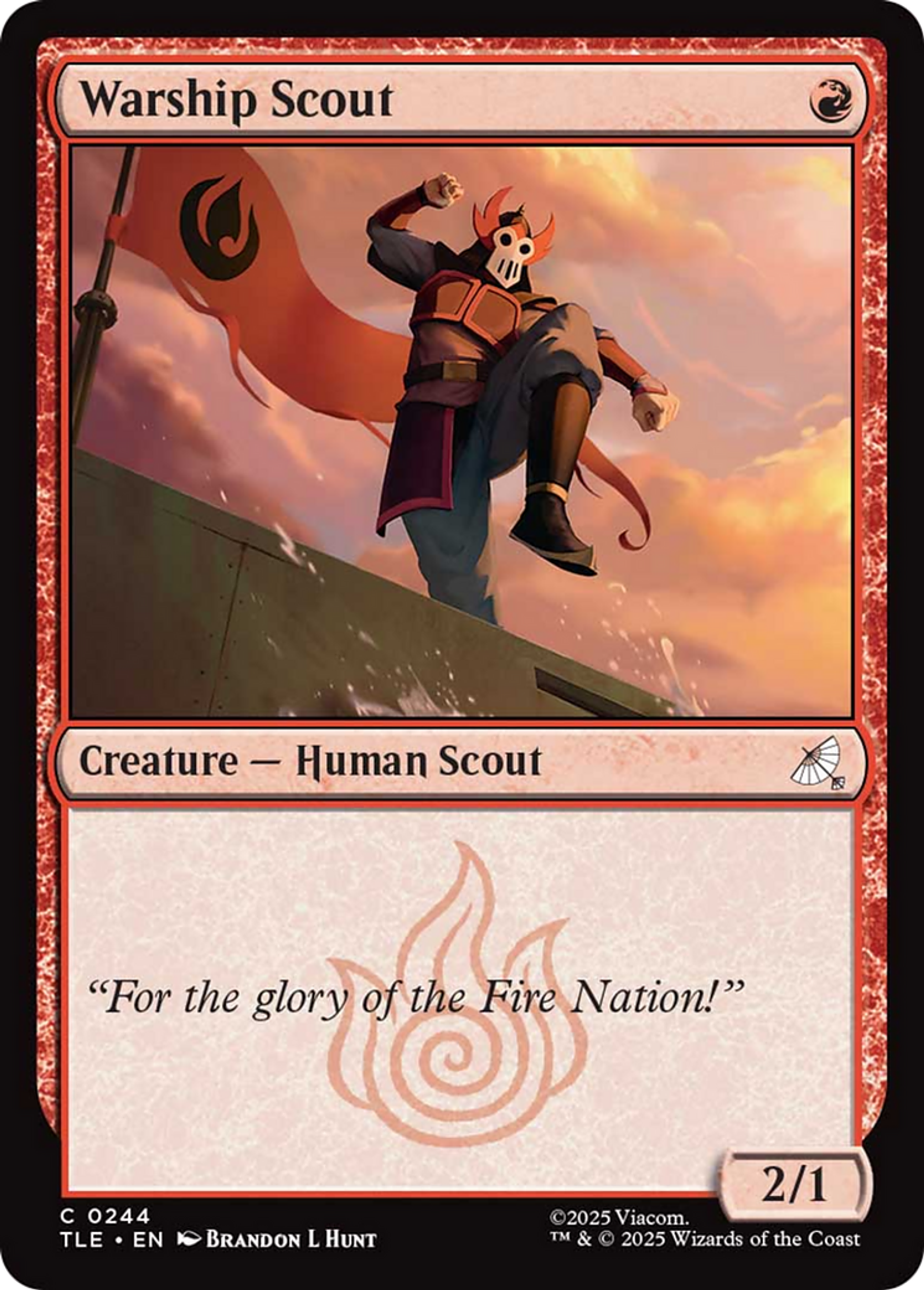 Warship Scout — Avatar: The Last Airbender Eternal — Magic: The Gathering