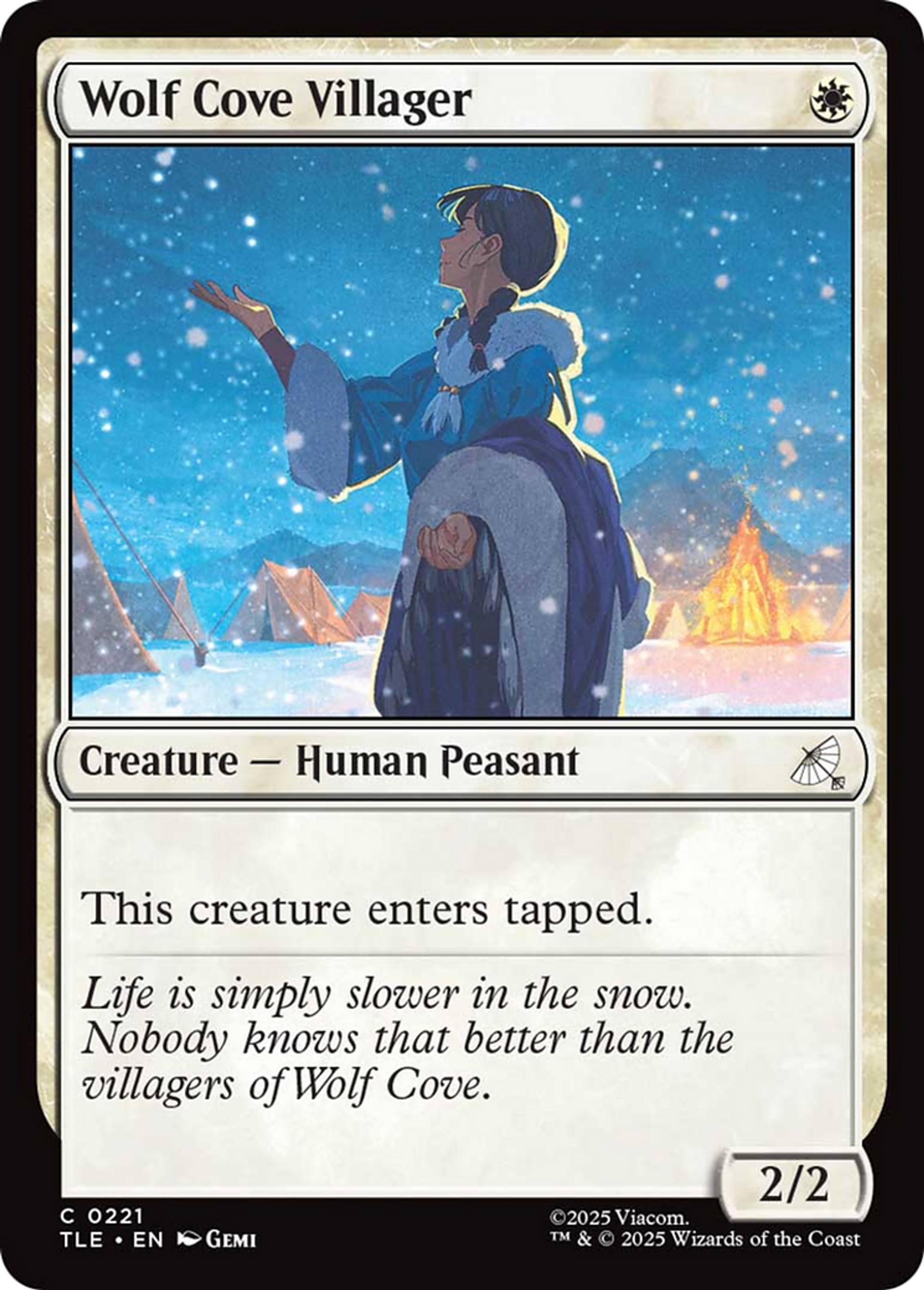 Wolf Cove Villager — Avatar: The Last Airbender Eternal — Magic: The Gathering