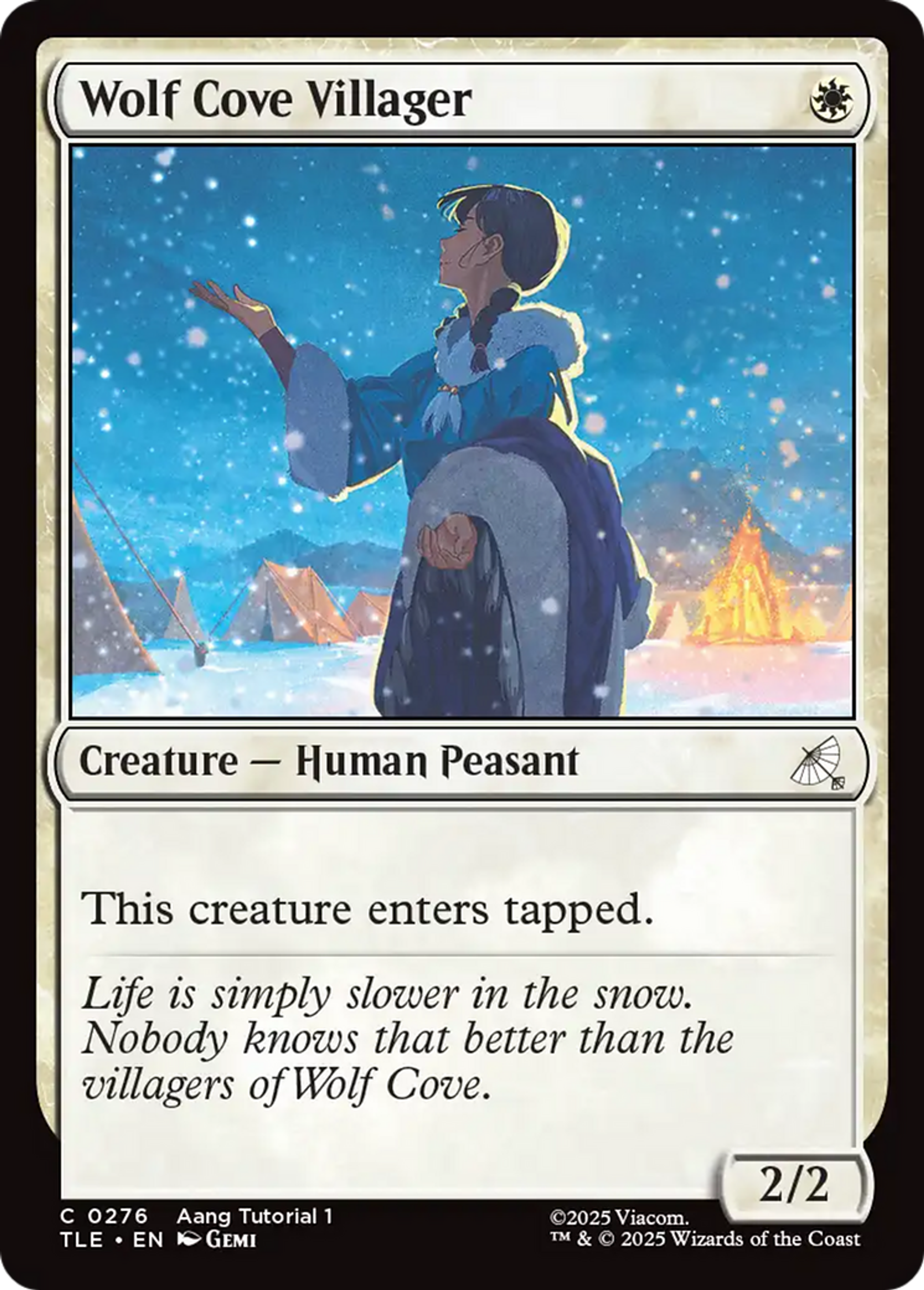 Wolf Cove Villager — Avatar: The Last Airbender Eternal — Magic: The Gathering