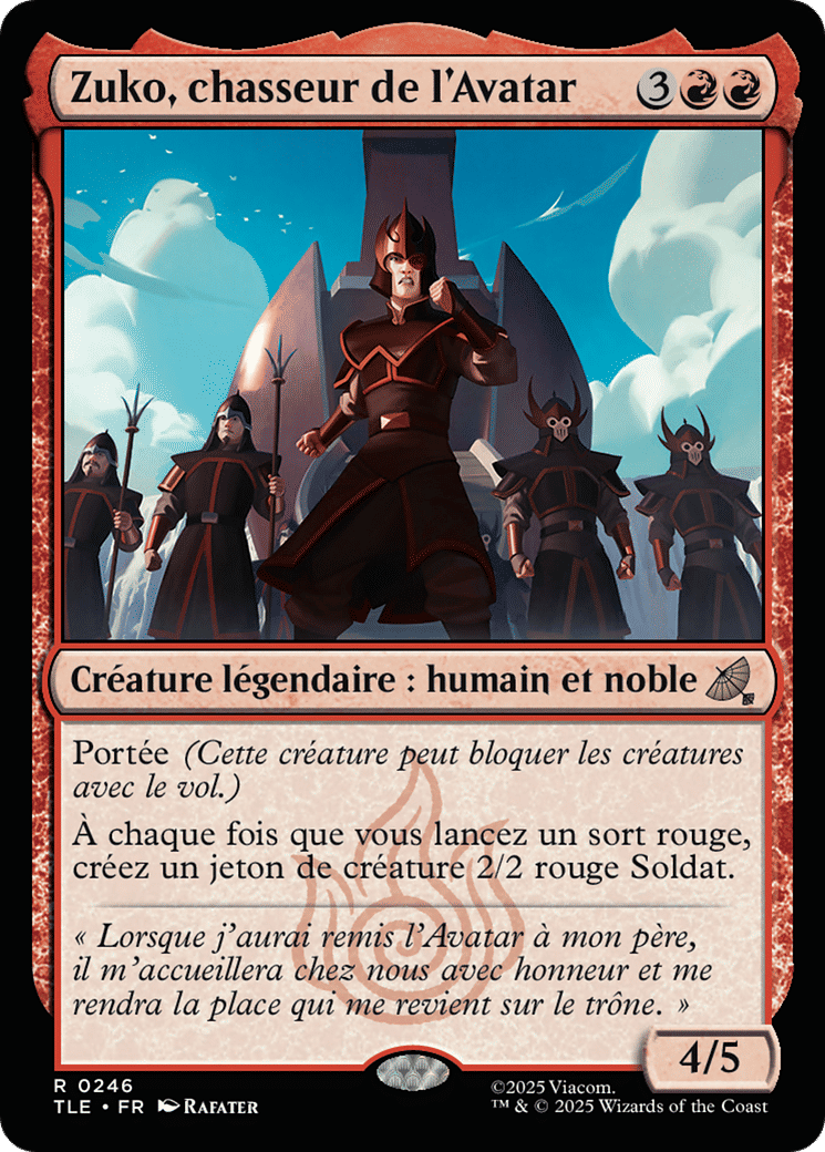 Zuko, chasseur de l'Avatar — Avatar: The Last Airbender Eternal — Magic: The Gathering