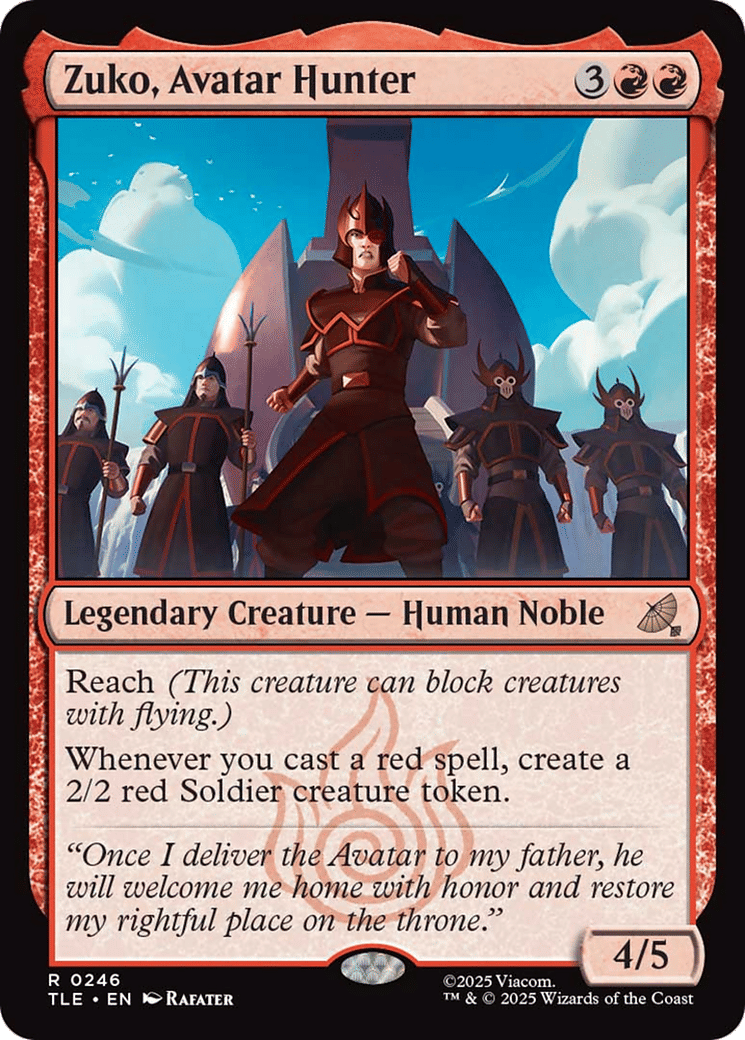 Zuko, Avatar Hunter — Avatar: The Last Airbender Eternal — Magic: The Gathering