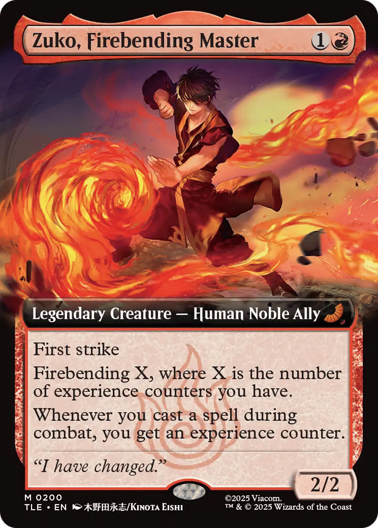 Zuko, Firebending Master from Avatar: The Last Airbender Eternal - Magic: The Gathering