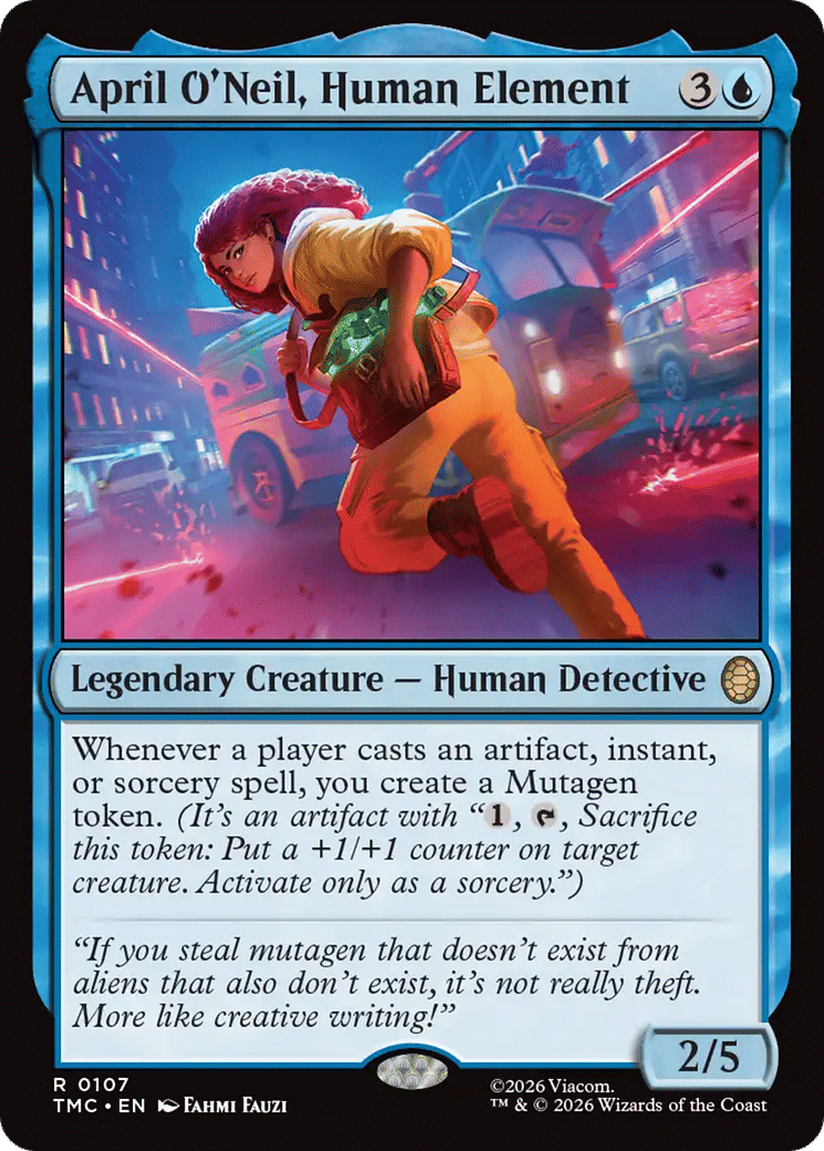 April O'Neil, Human Element — Teenage Mutant Ninja Turtles Eternal — Magic: The Gathering