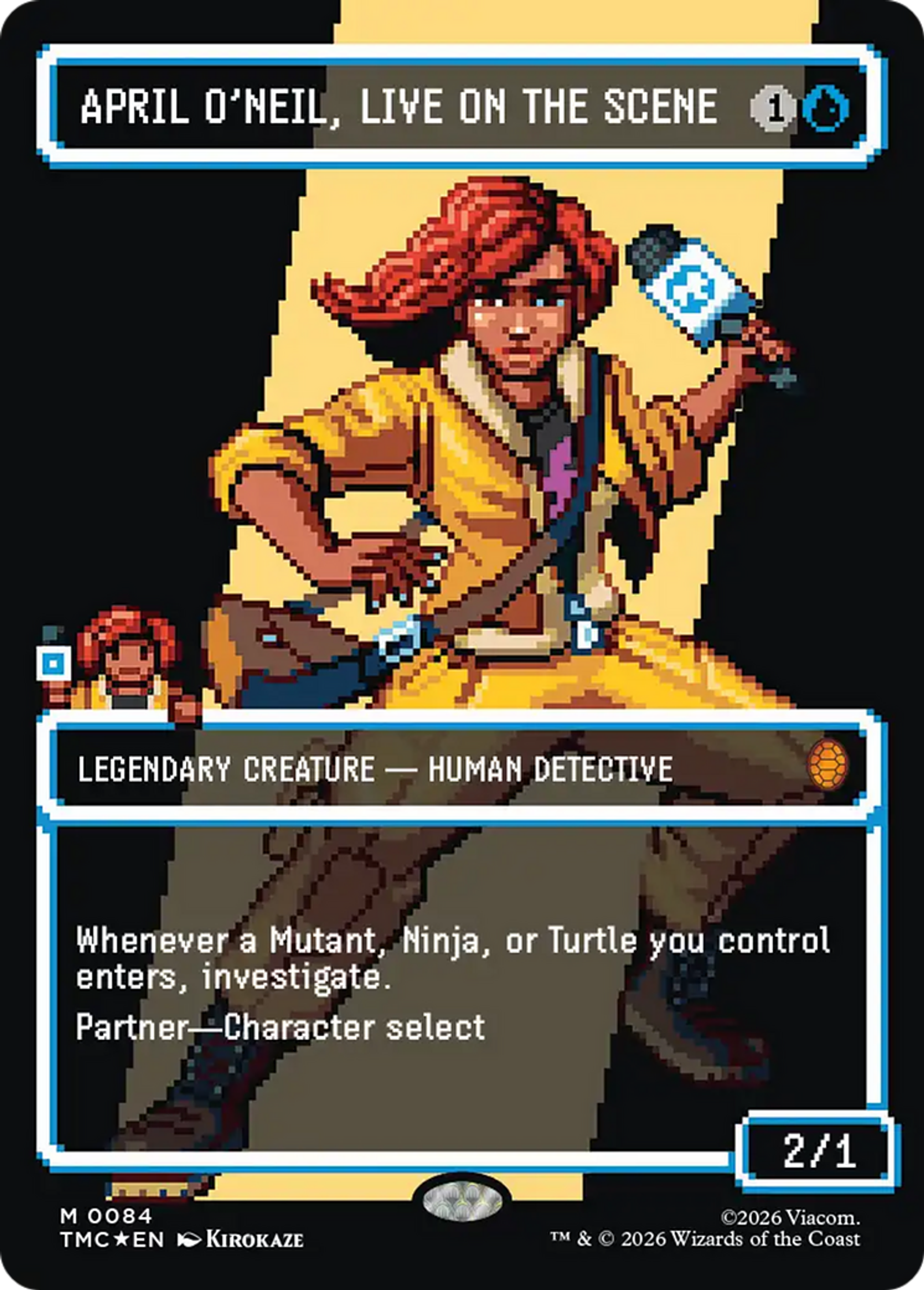 April O'Neil, Live on the Scene — Teenage Mutant Ninja Turtles Eternal — Magic: The Gathering