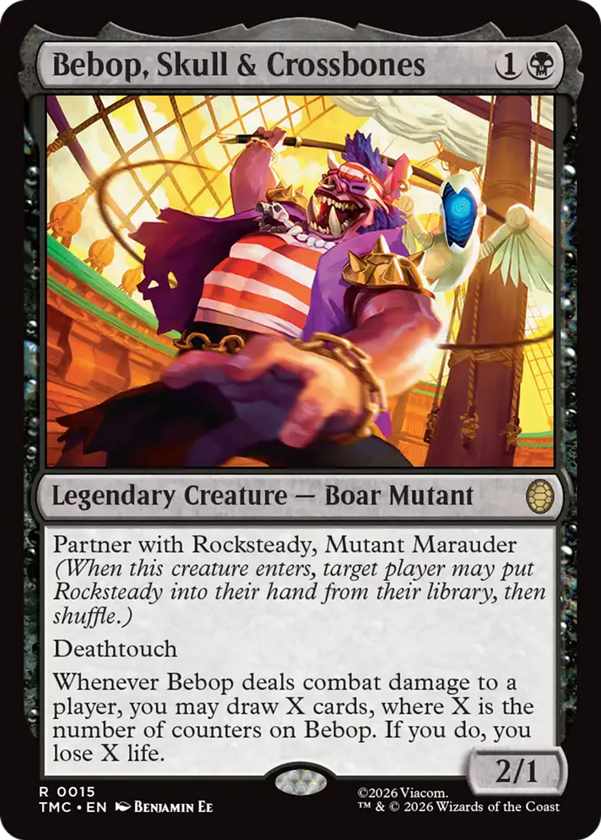 Bebop, Skull & Crossbones — Teenage Mutant Ninja Turtles Eternal — Magic: The Gathering