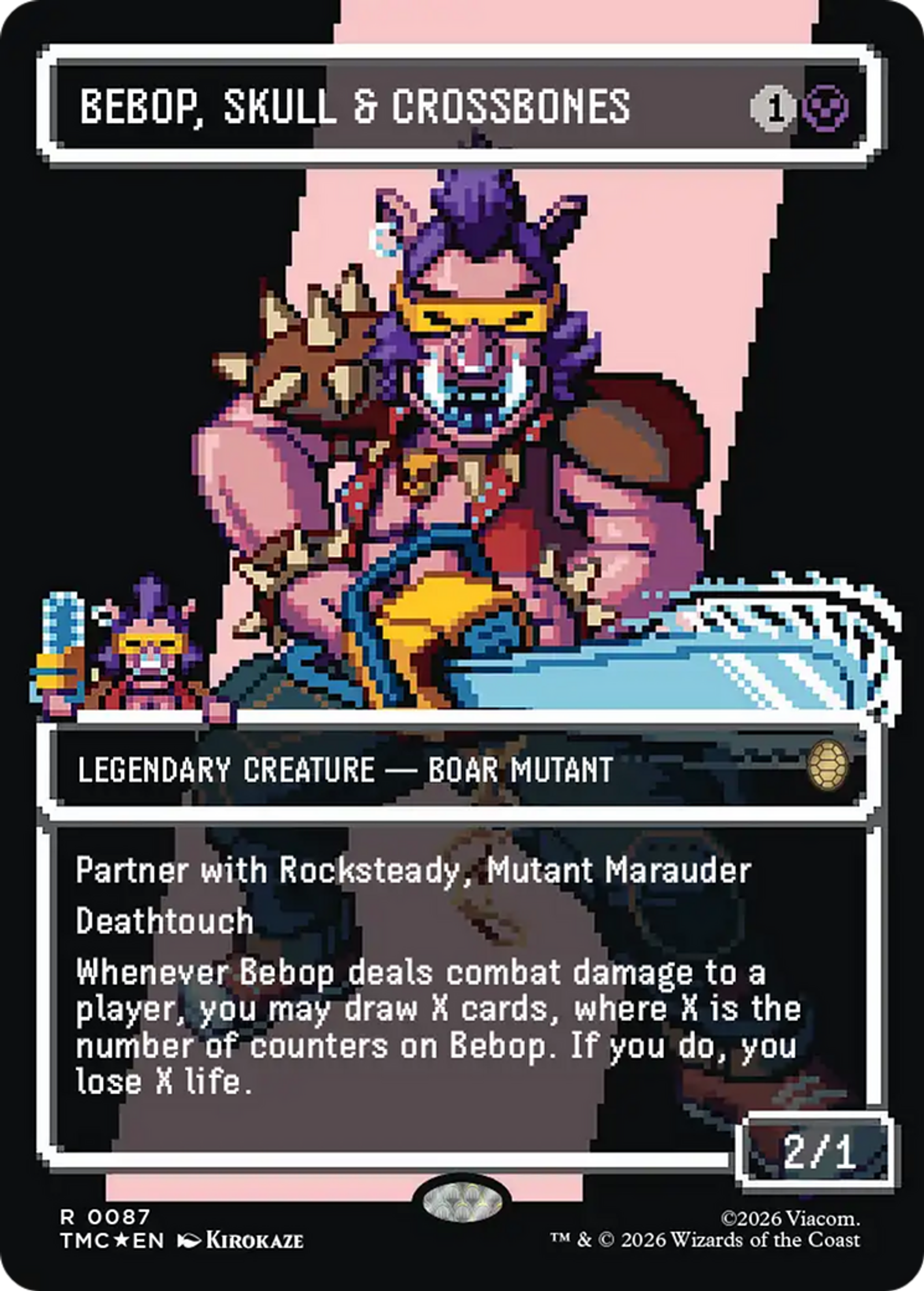 Bebop, Skull & Crossbones — Teenage Mutant Ninja Turtles Eternal — Magic: The Gathering