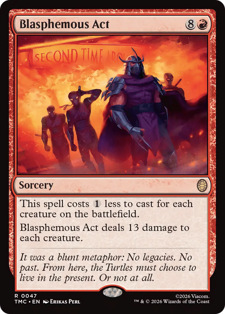 Blasphemous Act — Teenage Mutant Ninja Turtles Eternal — Magic: The Gathering