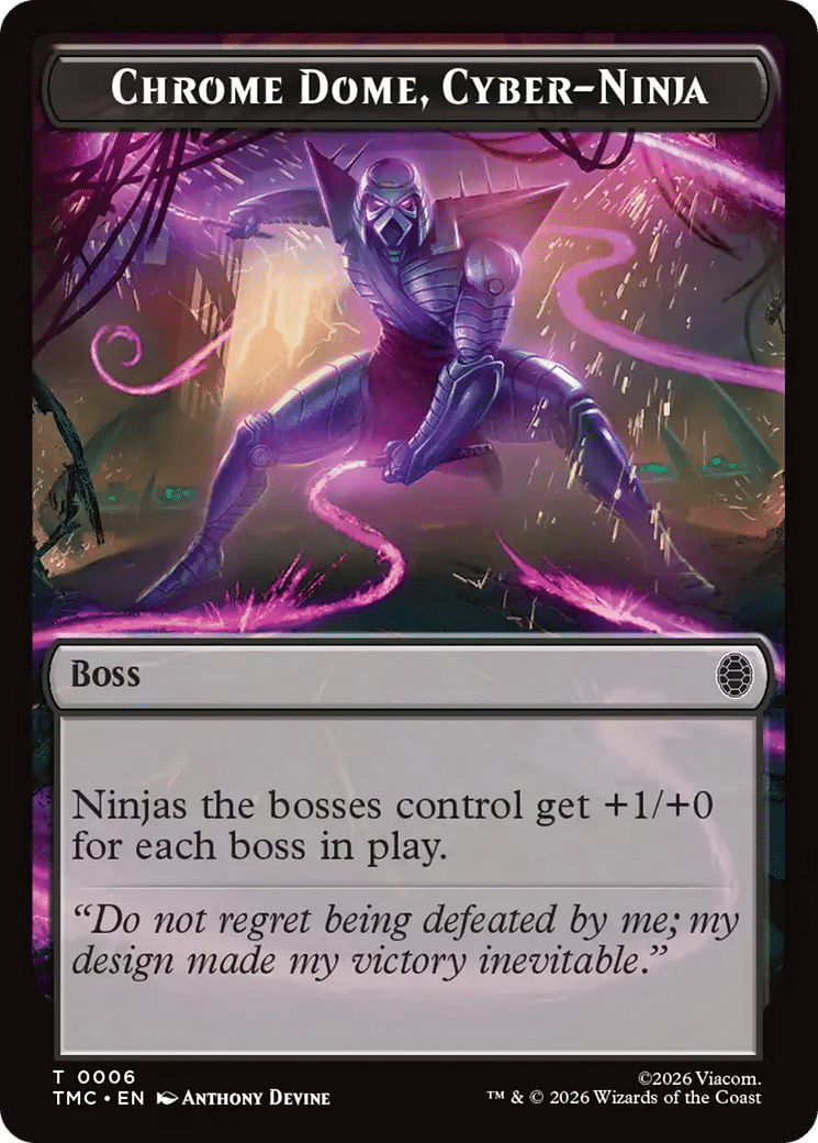 Chrome Dome, Cyber-Ninja — Teenage Mutant Ninja Turtles Eternal — Magic: The Gathering