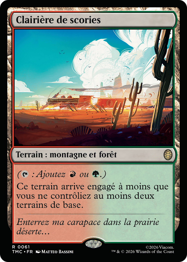 Clairière de scories — Teenage Mutant Ninja Turtles Eternal — Magic: The Gathering