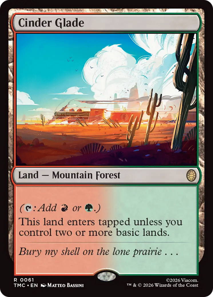 Cinder Glade — Teenage Mutant Ninja Turtles Eternal — Magic: The Gathering