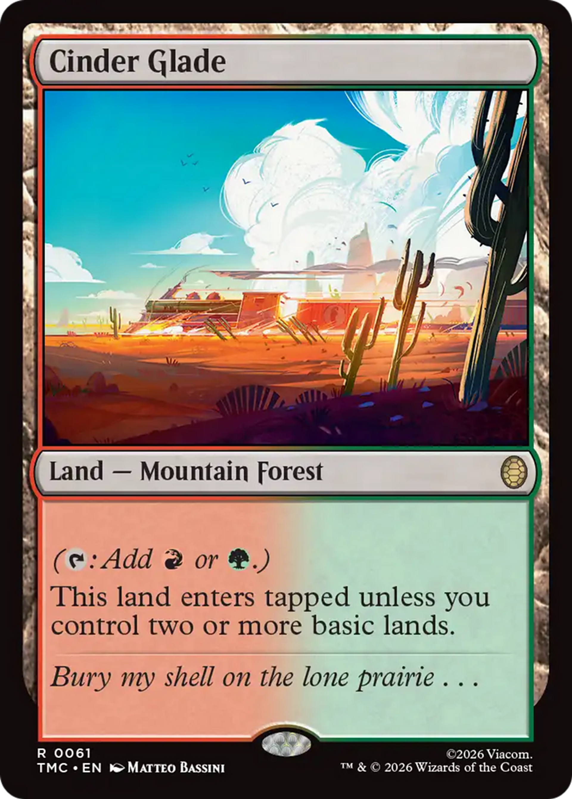 Cinder Glade — Teenage Mutant Ninja Turtles Eternal — Magic: The Gathering