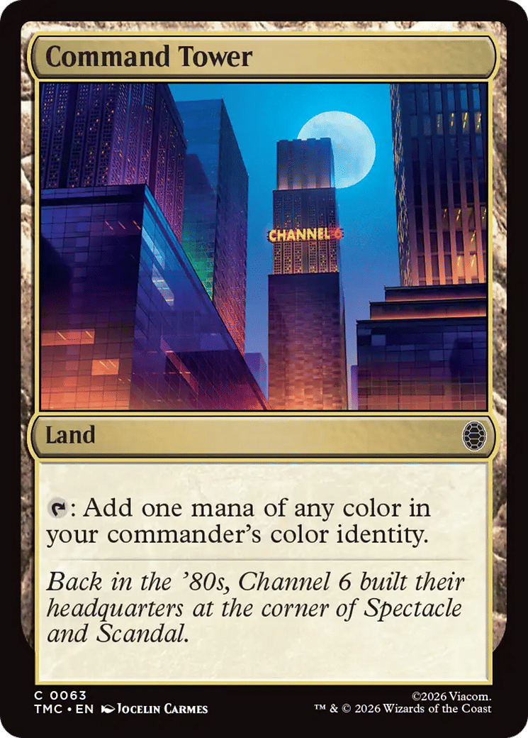 Command Tower — Teenage Mutant Ninja Turtles Eternal — Magic: The Gathering