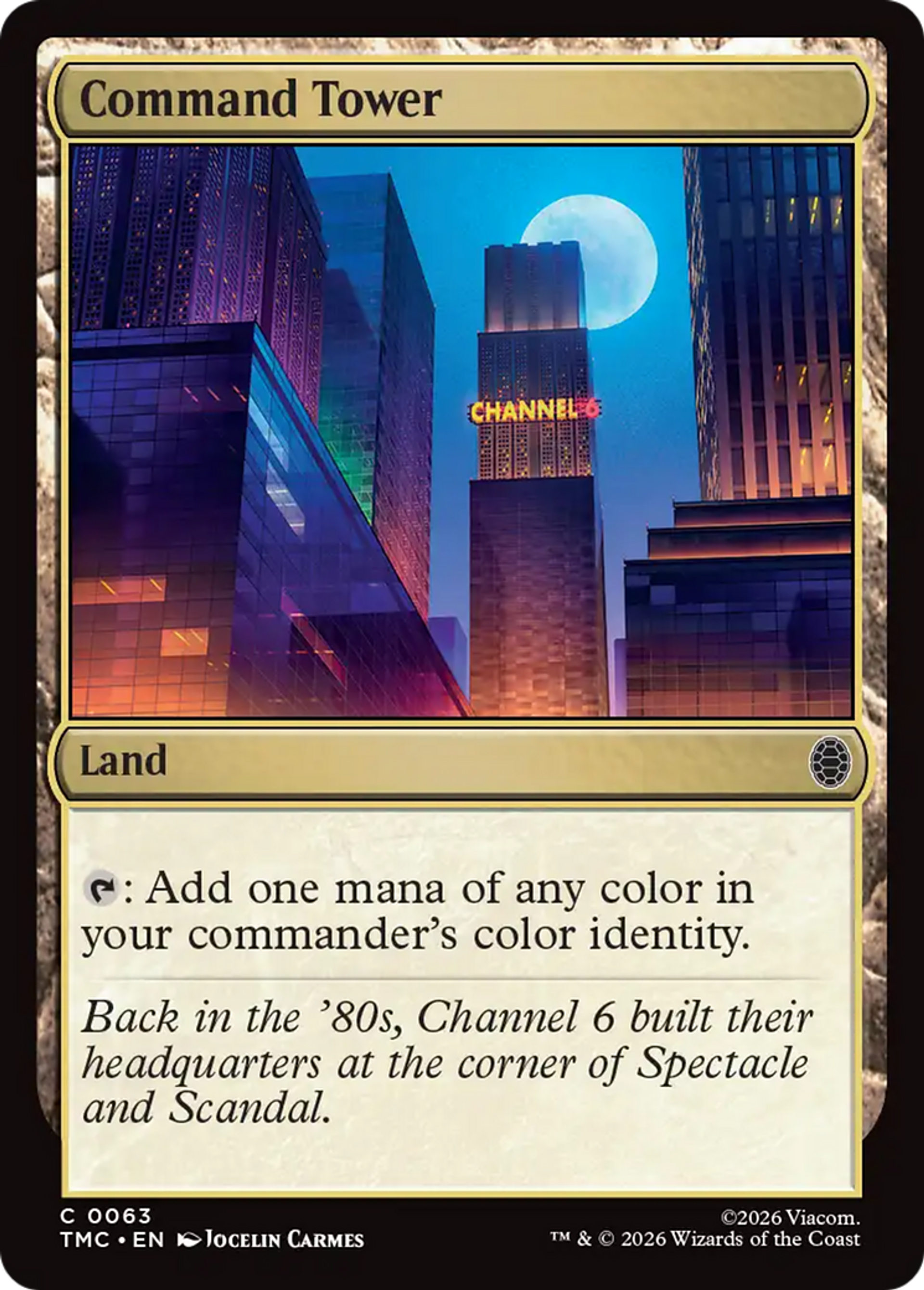 Command Tower — Teenage Mutant Ninja Turtles Eternal — Magic: The Gathering