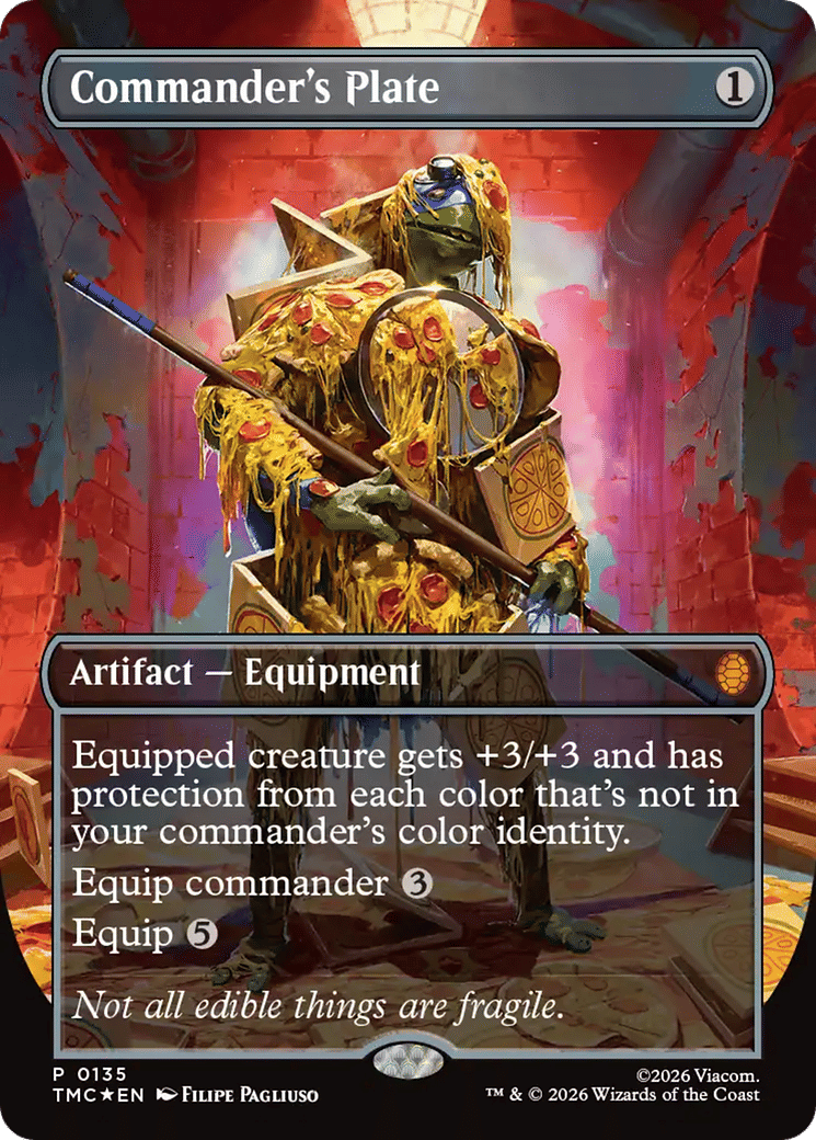 Commander's Plate — Teenage Mutant Ninja Turtles Eternal — Magic: The Gathering