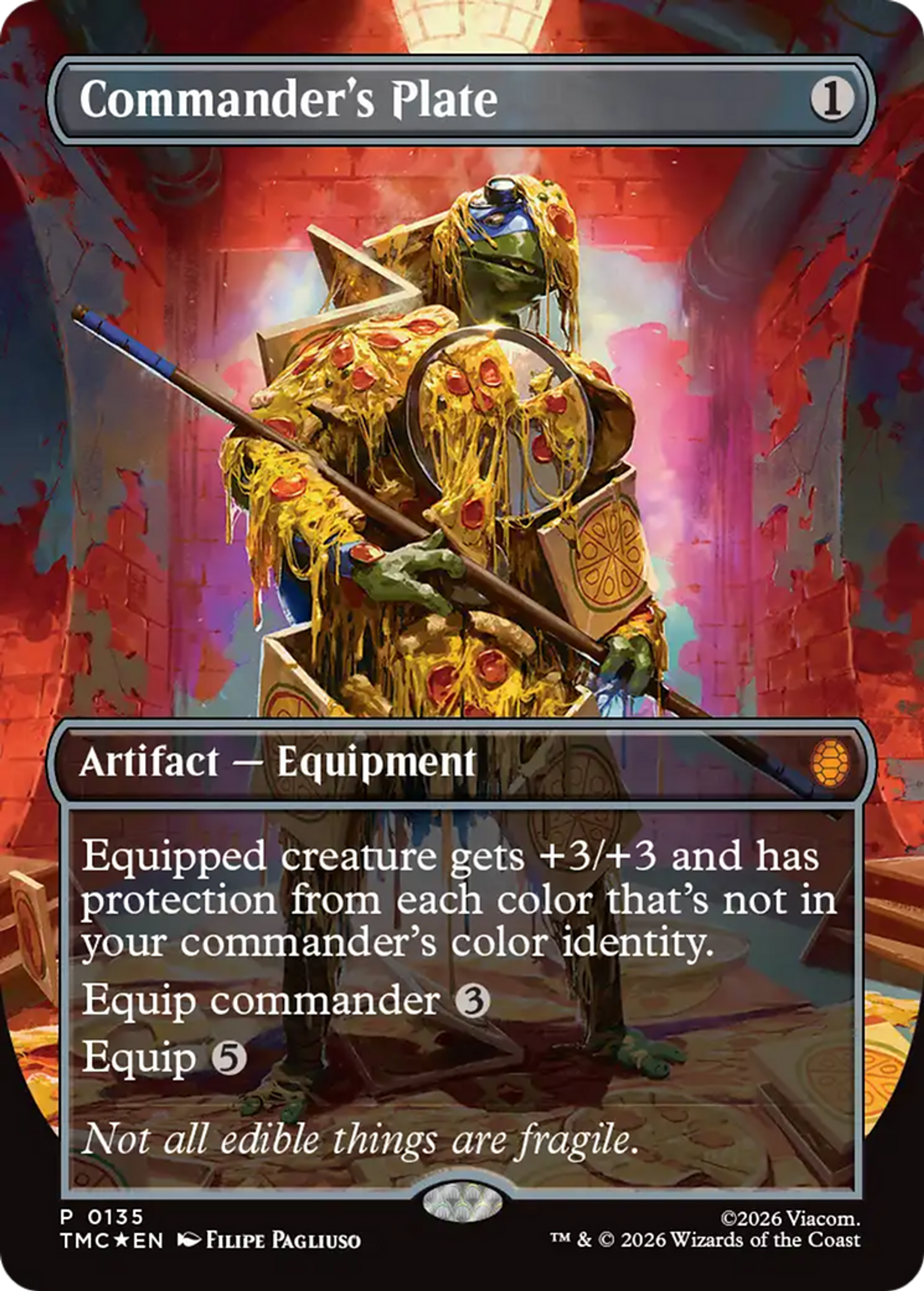 Commander's Plate — Teenage Mutant Ninja Turtles Eternal — Magic: The Gathering