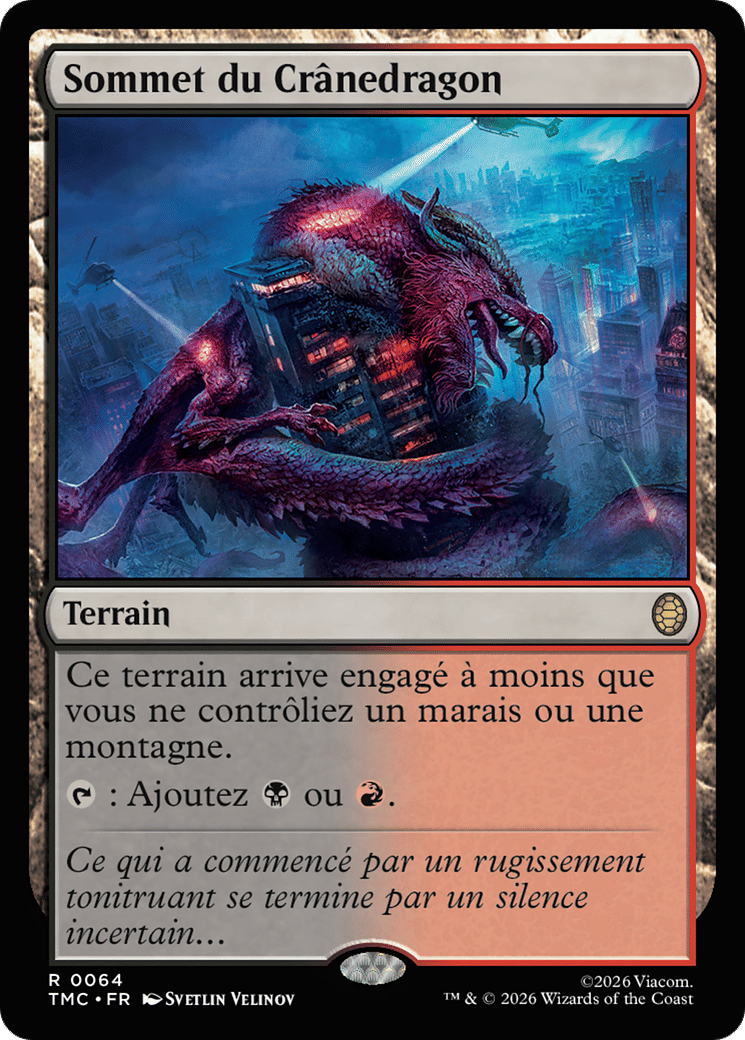 Sommet du Crânedragon — Teenage Mutant Ninja Turtles Eternal — Magic: The Gathering