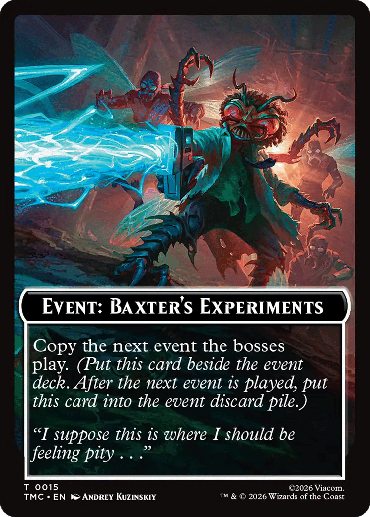 Event: Baxter's Experiments — Teenage Mutant Ninja Turtles Eternal — Magic: The Gathering