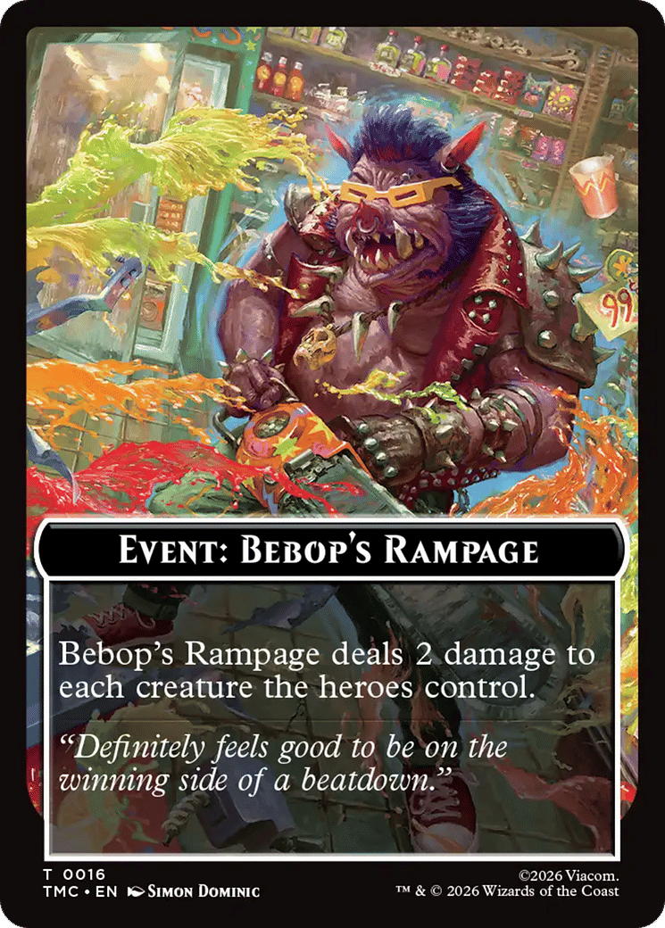 Event: Bebop's Rampage — Teenage Mutant Ninja Turtles Eternal — Magic: The Gathering