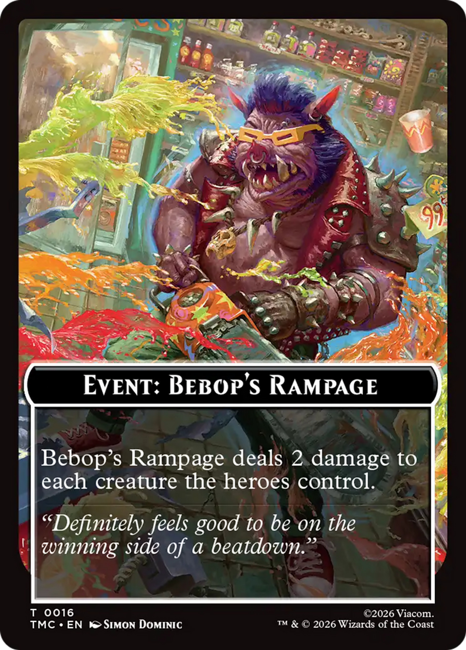 Event: Bebop's Rampage — Teenage Mutant Ninja Turtles Eternal — Magic: The Gathering