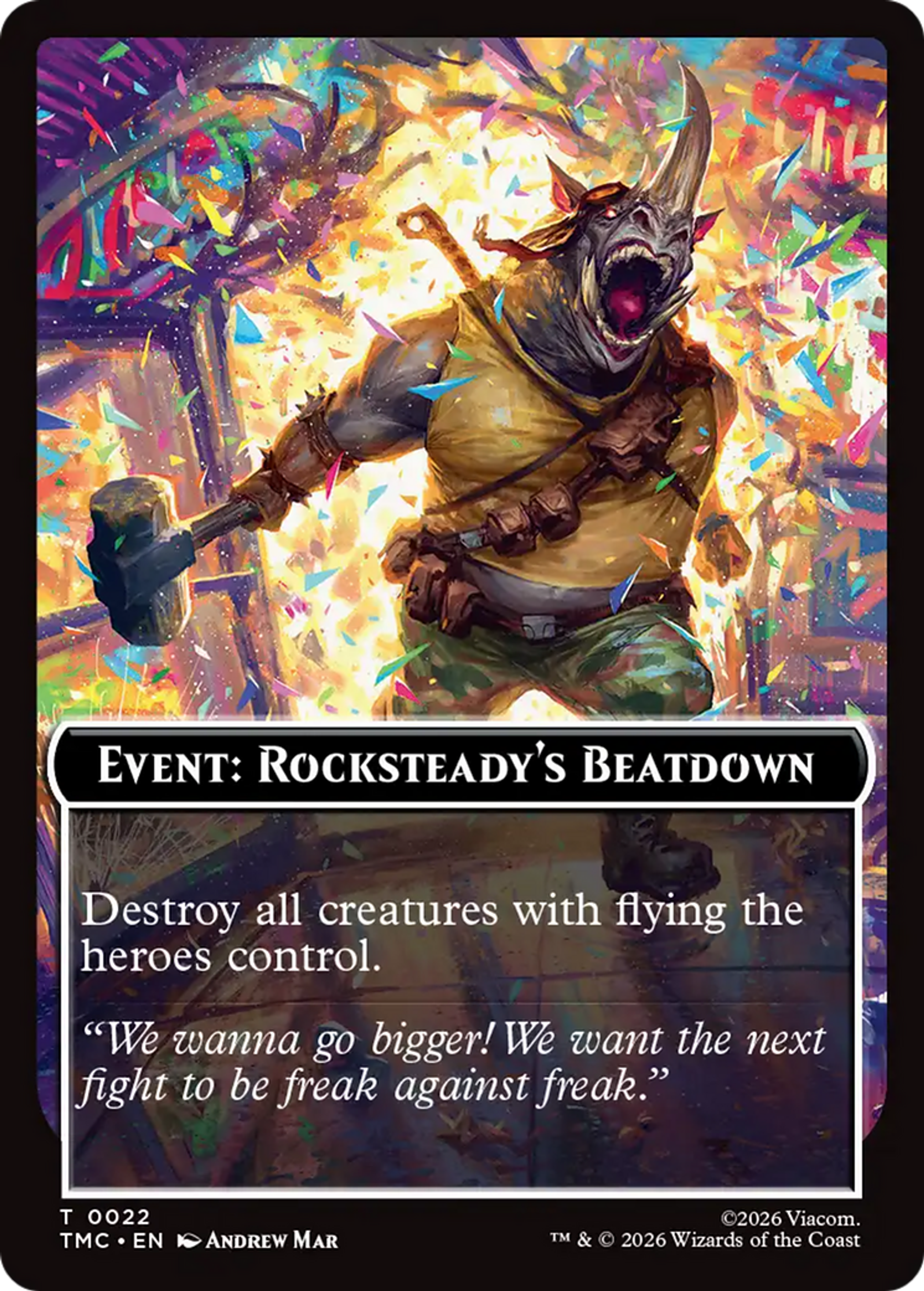 Event: Rocksteady's Beatdown — Teenage Mutant Ninja Turtles Eternal — Magic: The Gathering