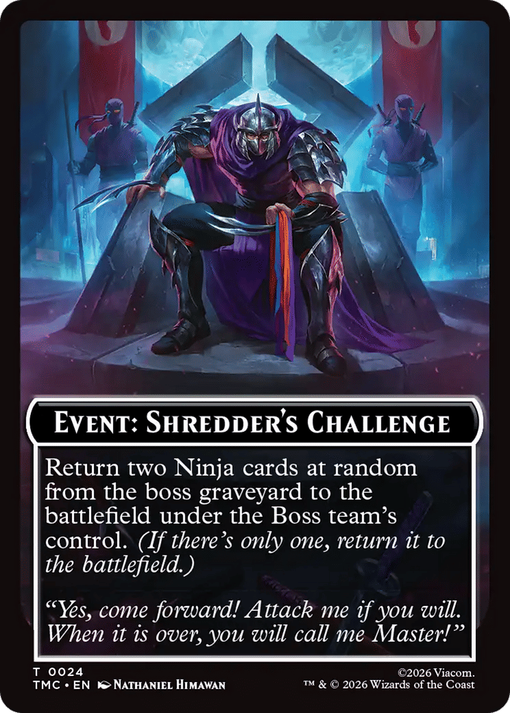 Event: Shredder's Challenge — Teenage Mutant Ninja Turtles Eternal — Magic: The Gathering