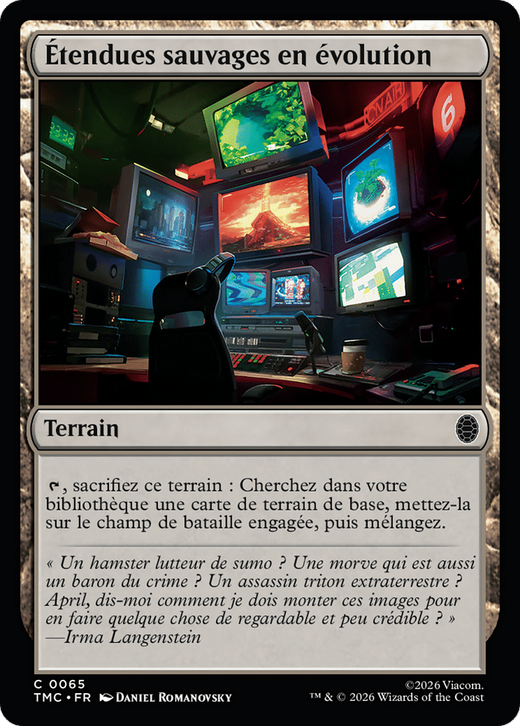 Étendues sauvages en évolution — Teenage Mutant Ninja Turtles Eternal — Magic: The Gathering