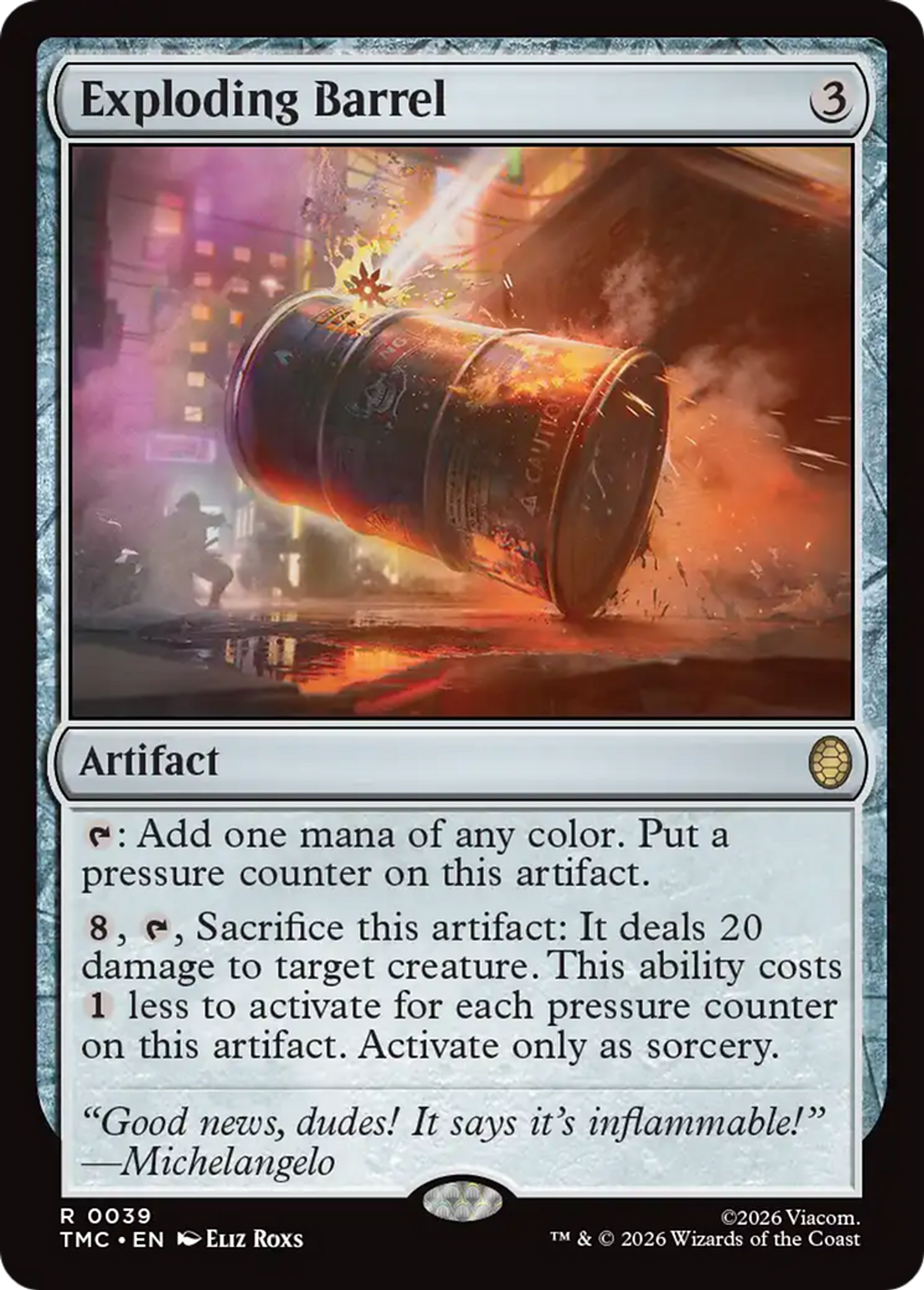 Exploding Barrel — Teenage Mutant Ninja Turtles Eternal — Magic: The Gathering