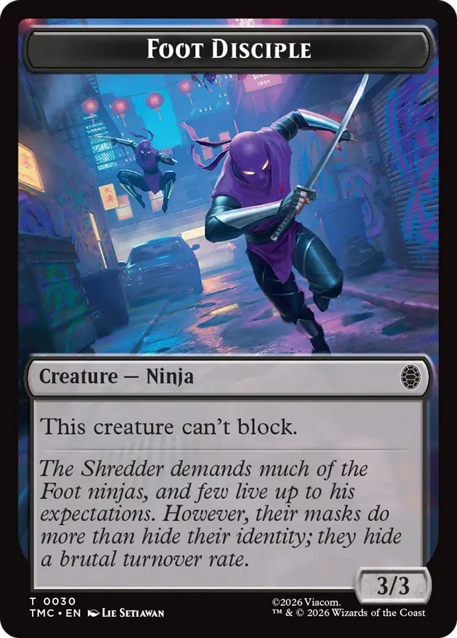 Foot Disciple — Teenage Mutant Ninja Turtles Eternal — Magic: The Gathering