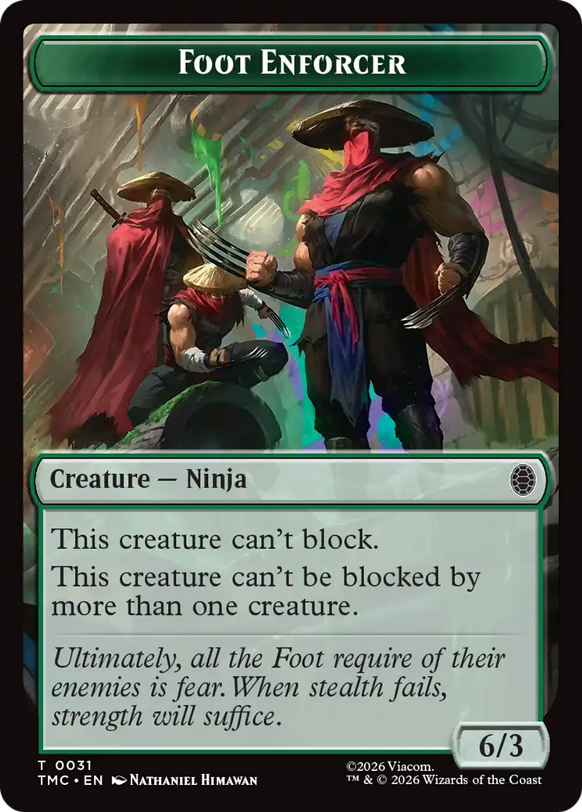 Foot Enforcer — Teenage Mutant Ninja Turtles Eternal — Magic: The Gathering