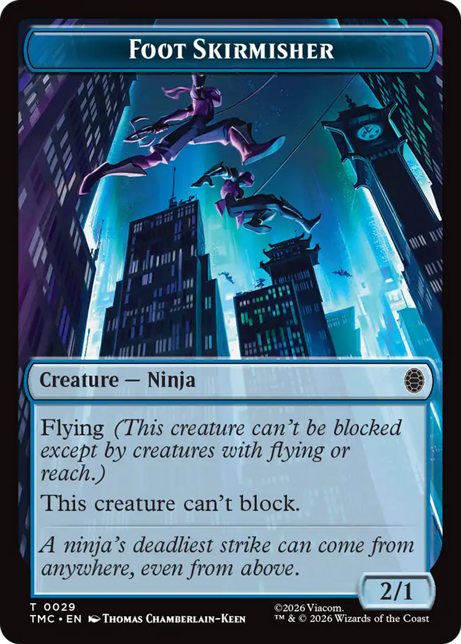 Foot Skirmisher — Teenage Mutant Ninja Turtles Eternal — Magic: The Gathering