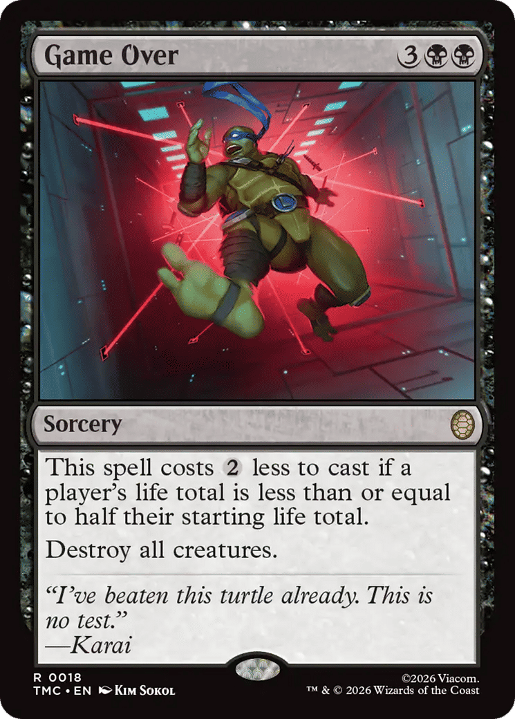 Game Over — Teenage Mutant Ninja Turtles Eternal — Magic: The Gathering
