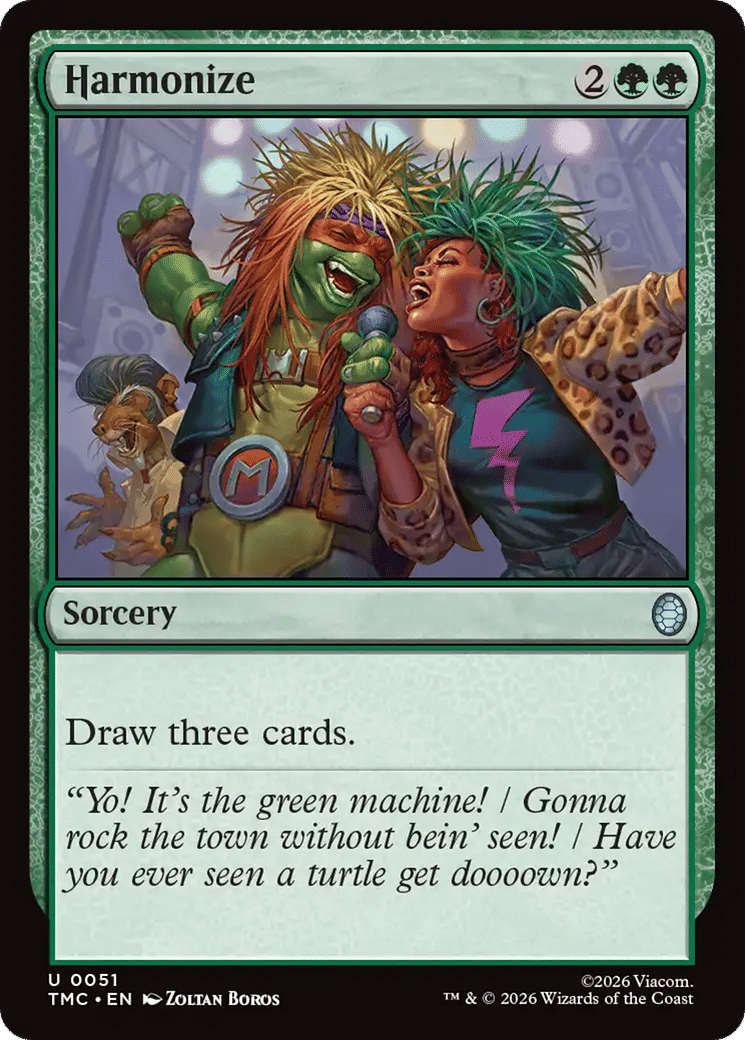 Harmonize from Teenage Mutant Ninja Turtles Eternal - Magic: The Gathering