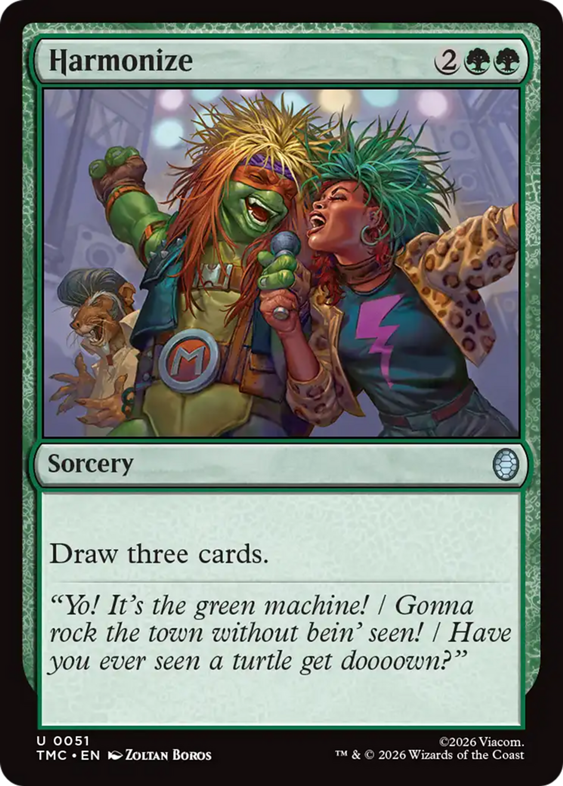 Harmonize — Teenage Mutant Ninja Turtles Eternal — Magic: The Gathering