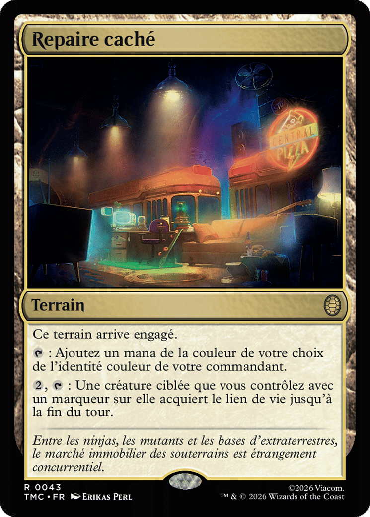 Repaire caché — Teenage Mutant Ninja Turtles Eternal — Magic: The Gathering