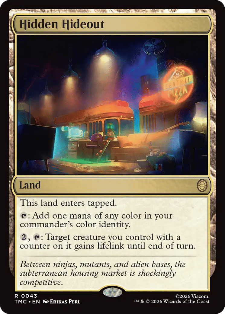 Hidden Hideout — Teenage Mutant Ninja Turtles Eternal — Magic: The Gathering
