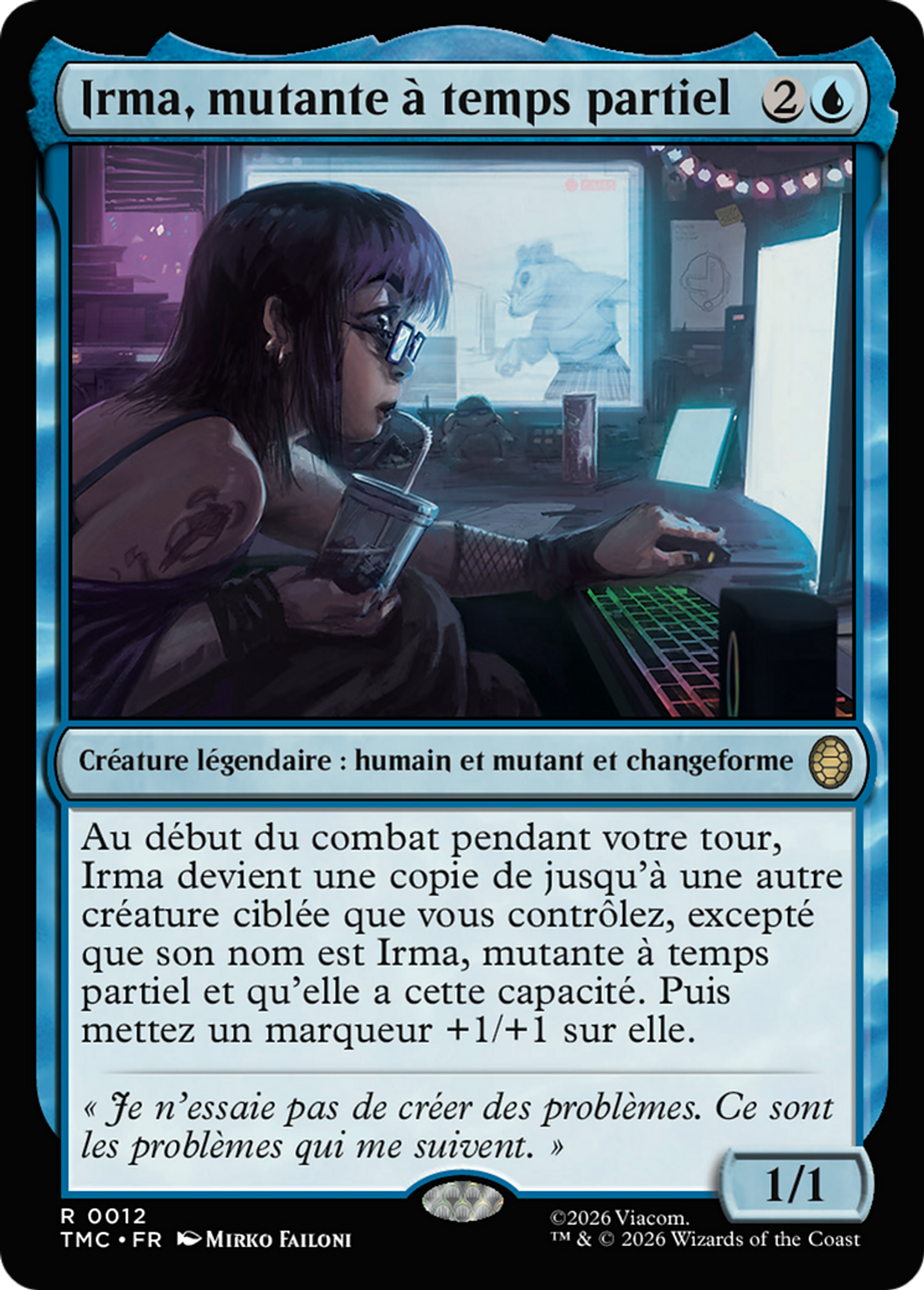 Irma, mutante à temps partiel — Teenage Mutant Ninja Turtles Eternal — Magic: The Gathering
