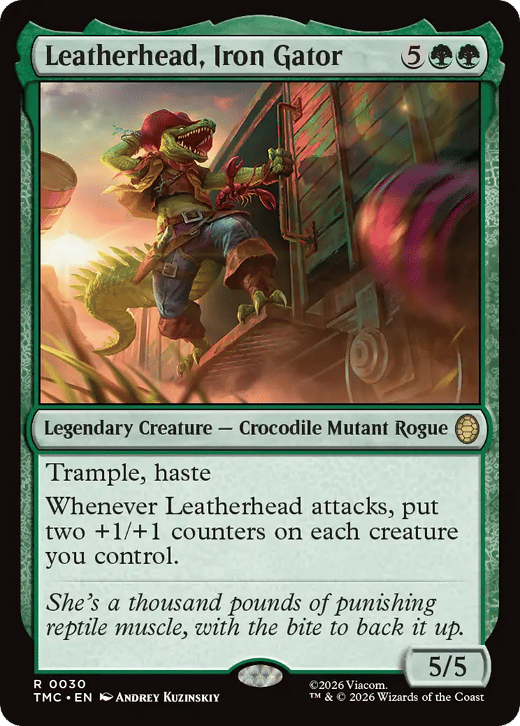 Leatherhead, Iron Gator — Teenage Mutant Ninja Turtles Eternal — Magic: The Gathering