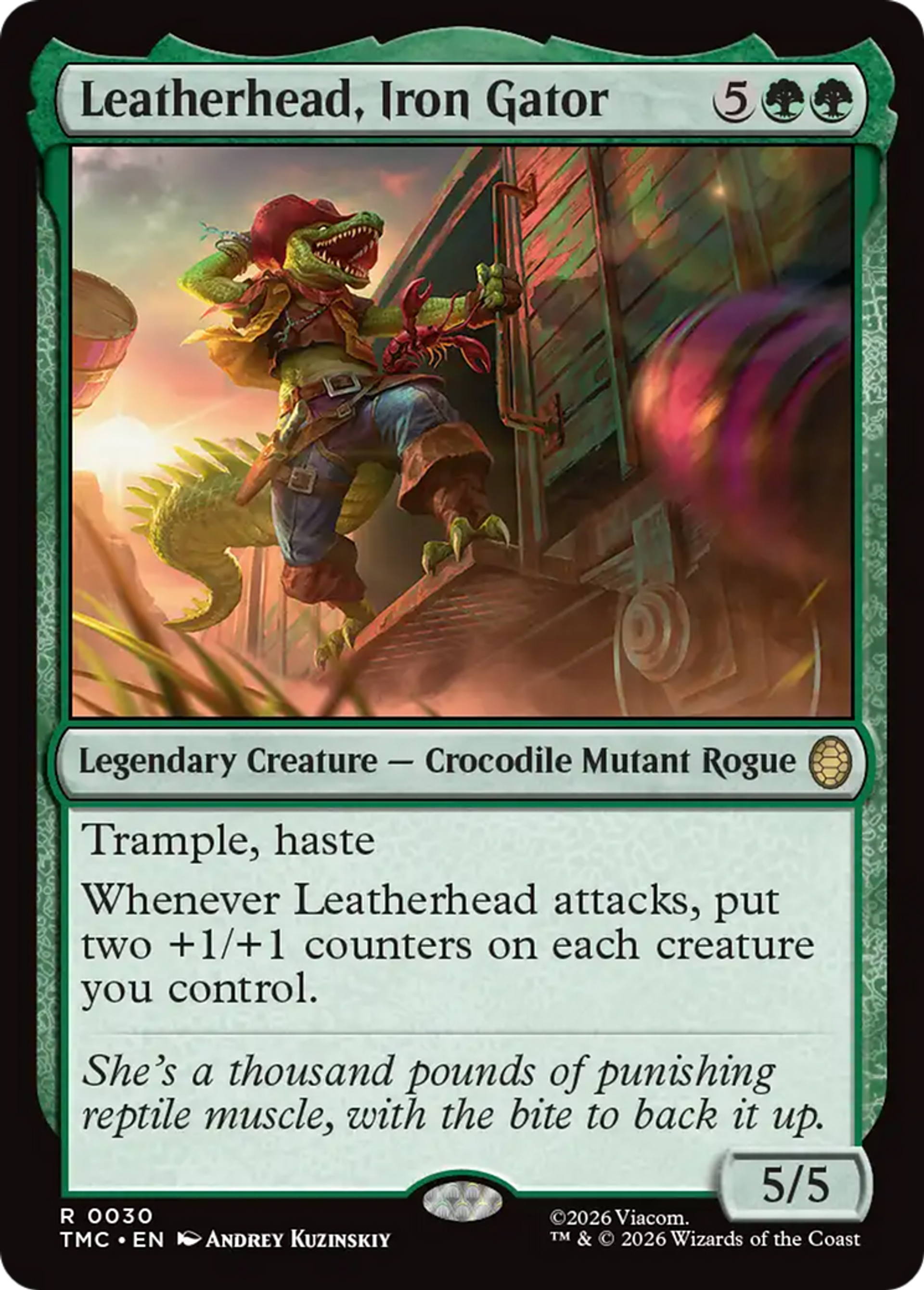 Leatherhead, Iron Gator — Teenage Mutant Ninja Turtles Eternal — Magic: The Gathering