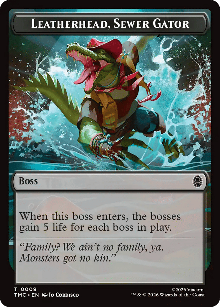 Leatherhead, Sewer Gator — Teenage Mutant Ninja Turtles Eternal — Magic: The Gathering