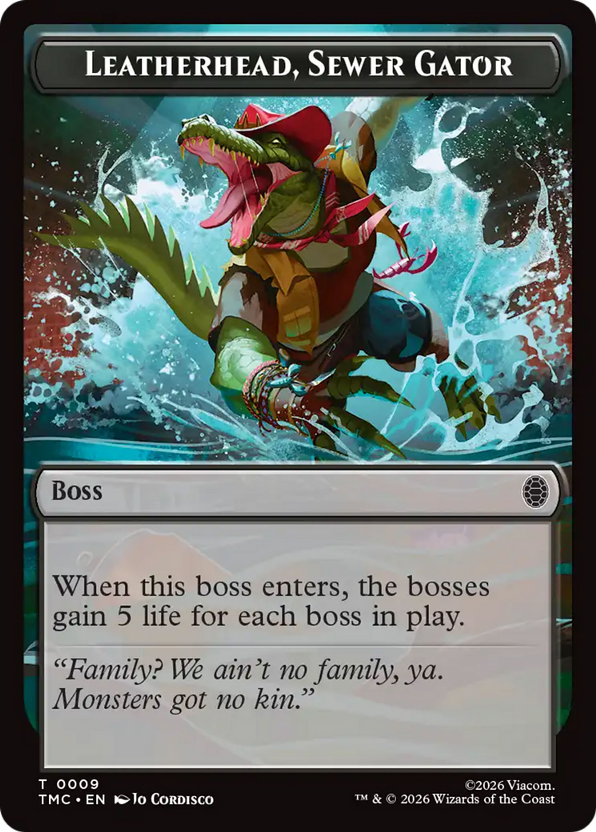 Leatherhead, Sewer Gator — Teenage Mutant Ninja Turtles Eternal — Magic: The Gathering