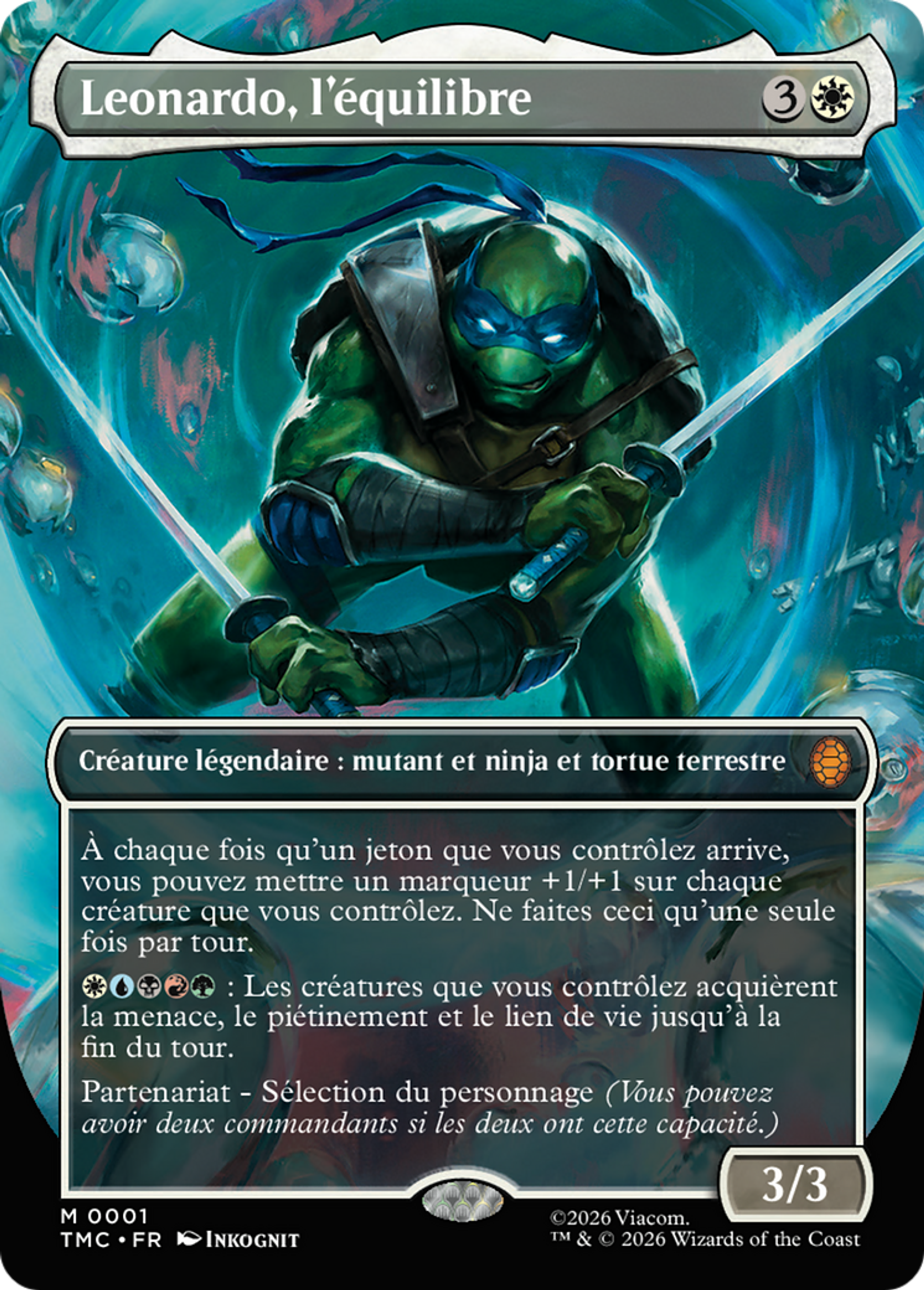 Leonardo, l'équilibre — Teenage Mutant Ninja Turtles Eternal — Magic: The Gathering
