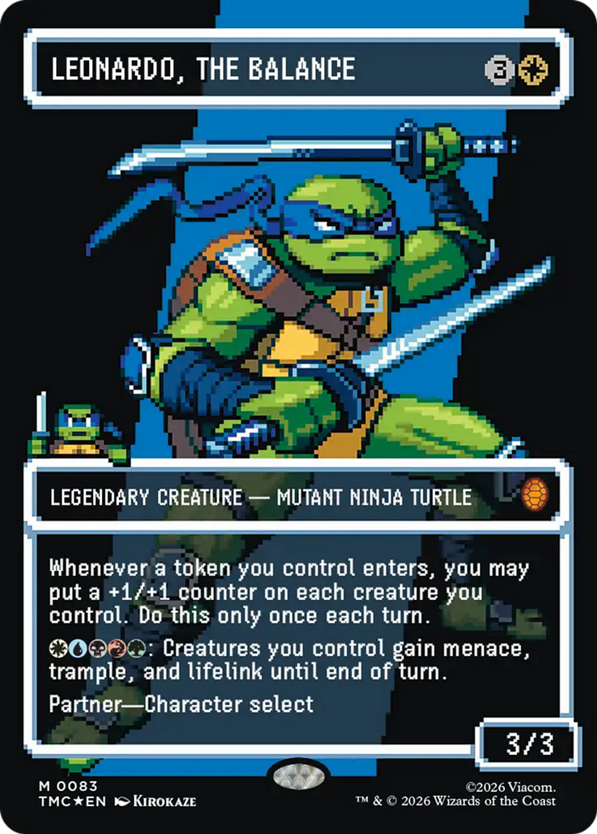 Leonardo, the Balance — Teenage Mutant Ninja Turtles Eternal — Magic: The Gathering