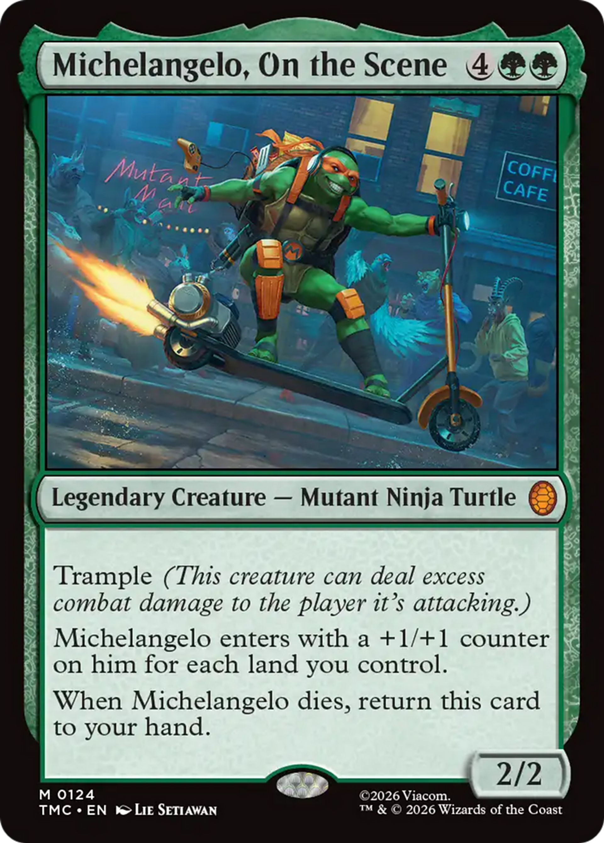 Michelangelo, On the Scene — Teenage Mutant Ninja Turtles Eternal — Magic: The Gathering
