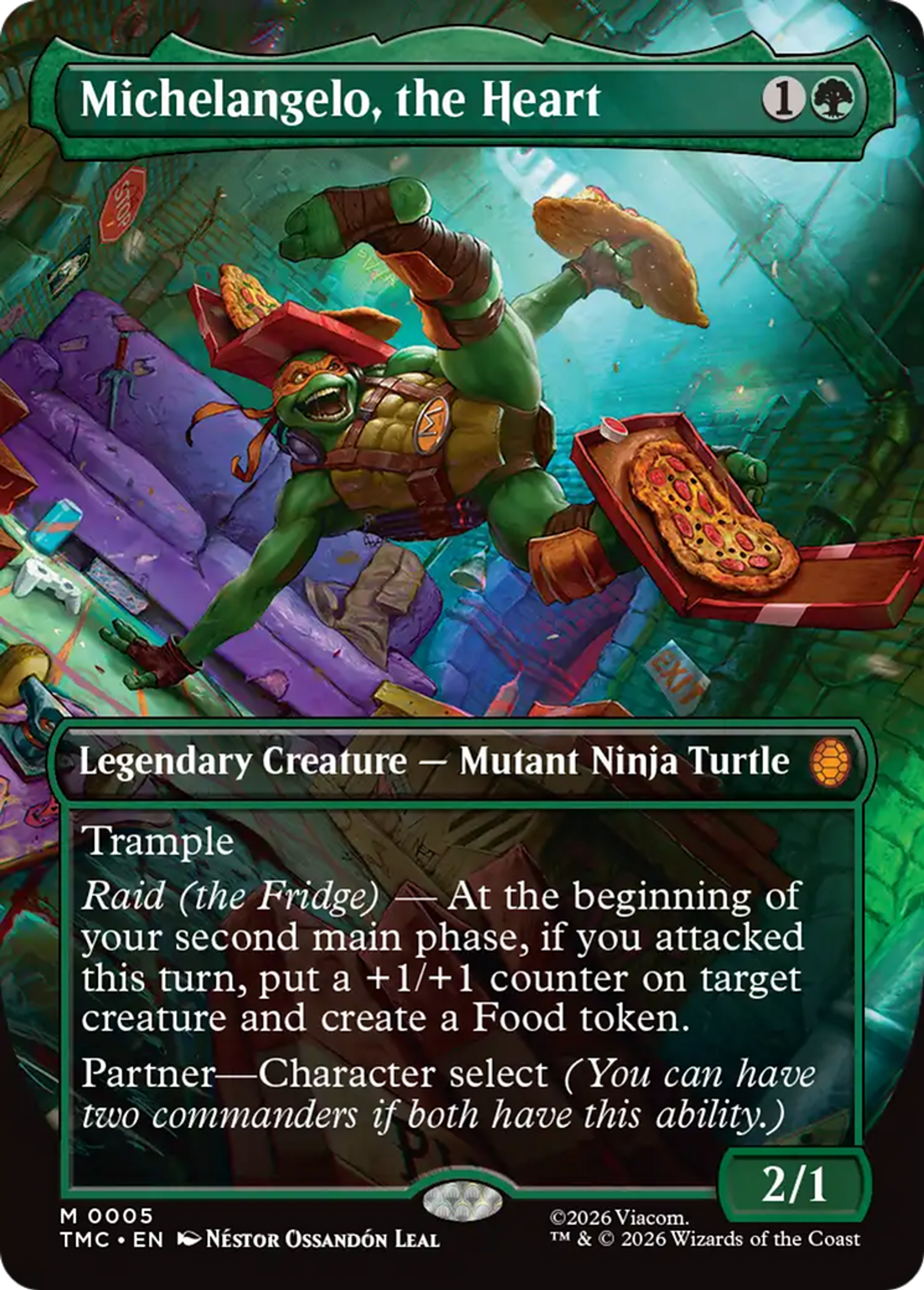 Michelangelo, the Heart — Teenage Mutant Ninja Turtles Eternal — Magic: The Gathering