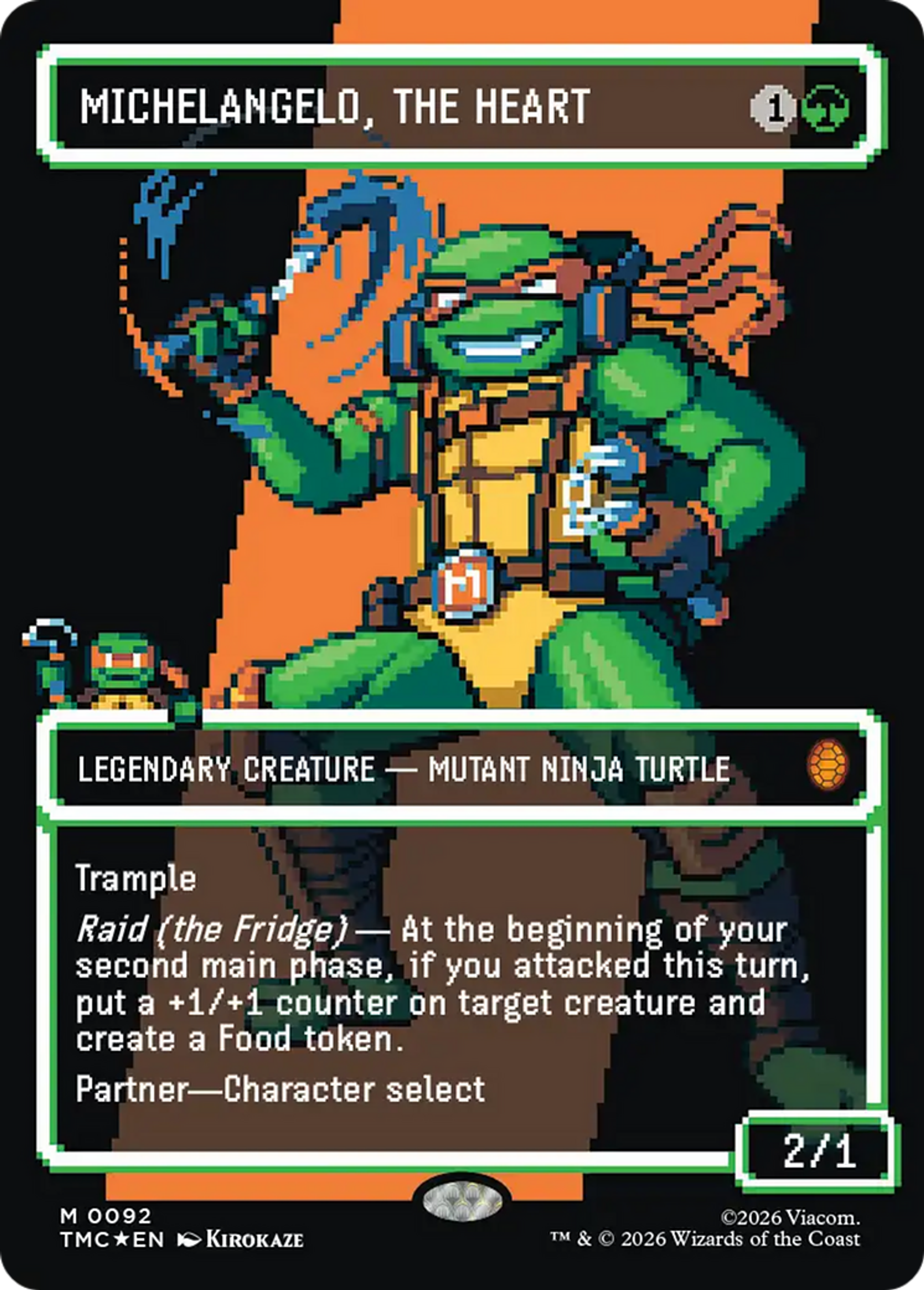 Michelangelo, the Heart — Teenage Mutant Ninja Turtles Eternal — Magic: The Gathering