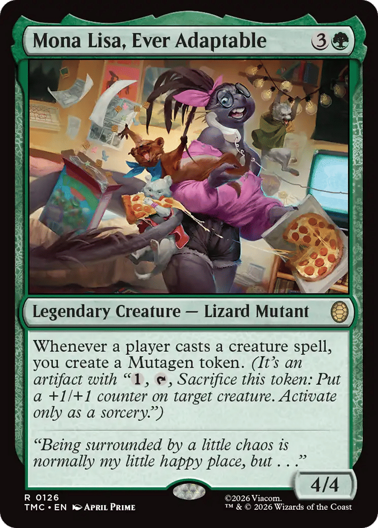 Mona Lisa, Ever Adaptable — Teenage Mutant Ninja Turtles Eternal — Magic: The Gathering