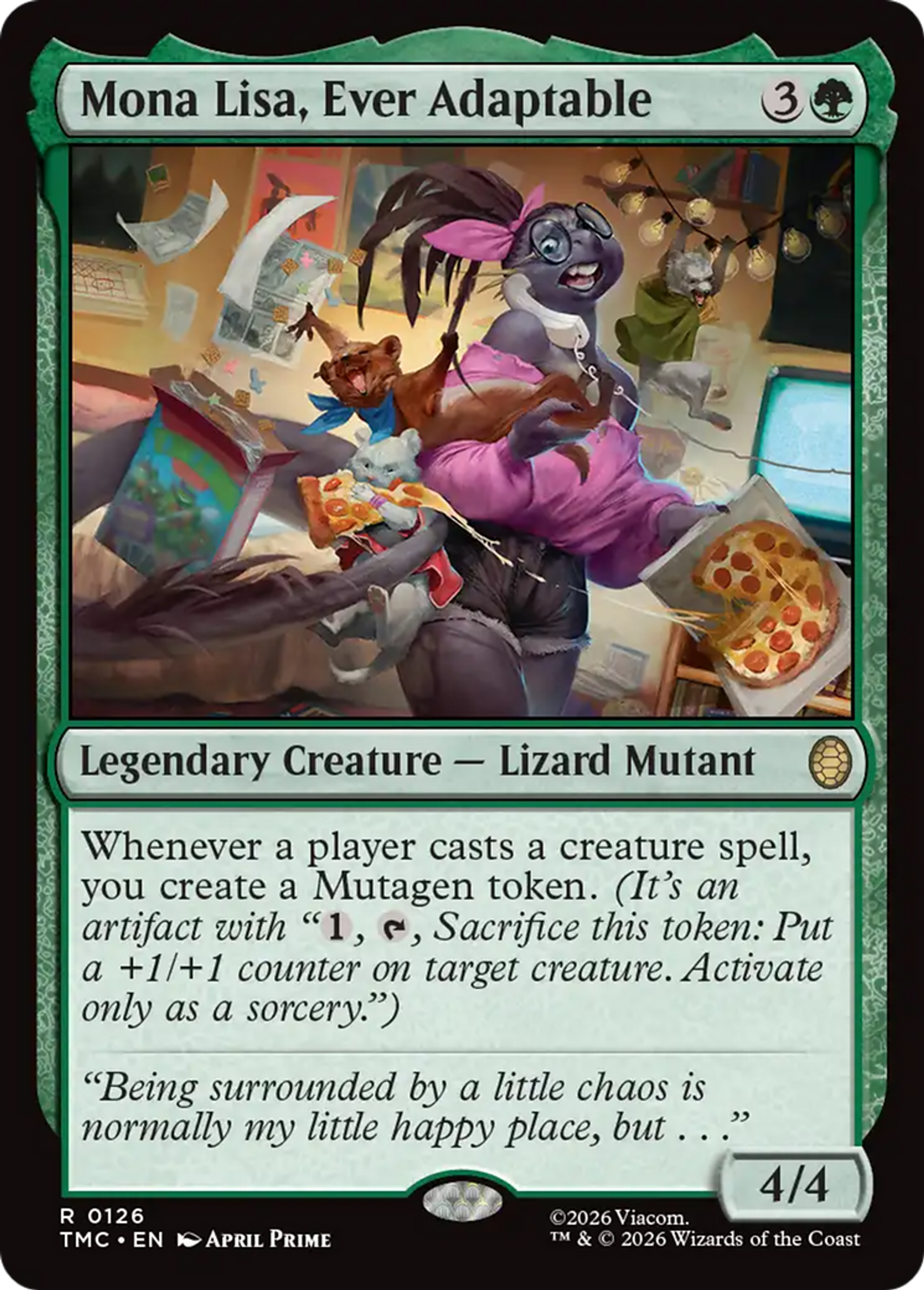 Mona Lisa, Ever Adaptable — Teenage Mutant Ninja Turtles Eternal — Magic: The Gathering