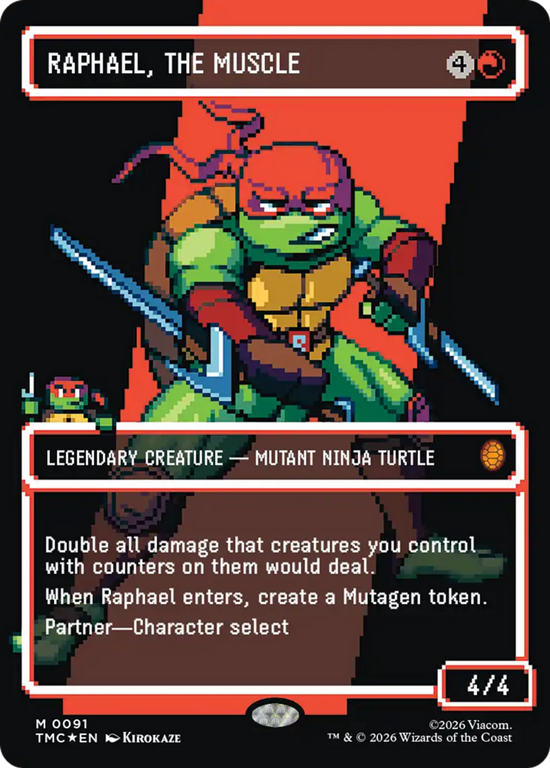 Raphael, the Muscle — Teenage Mutant Ninja Turtles Eternal — Magic: The Gathering