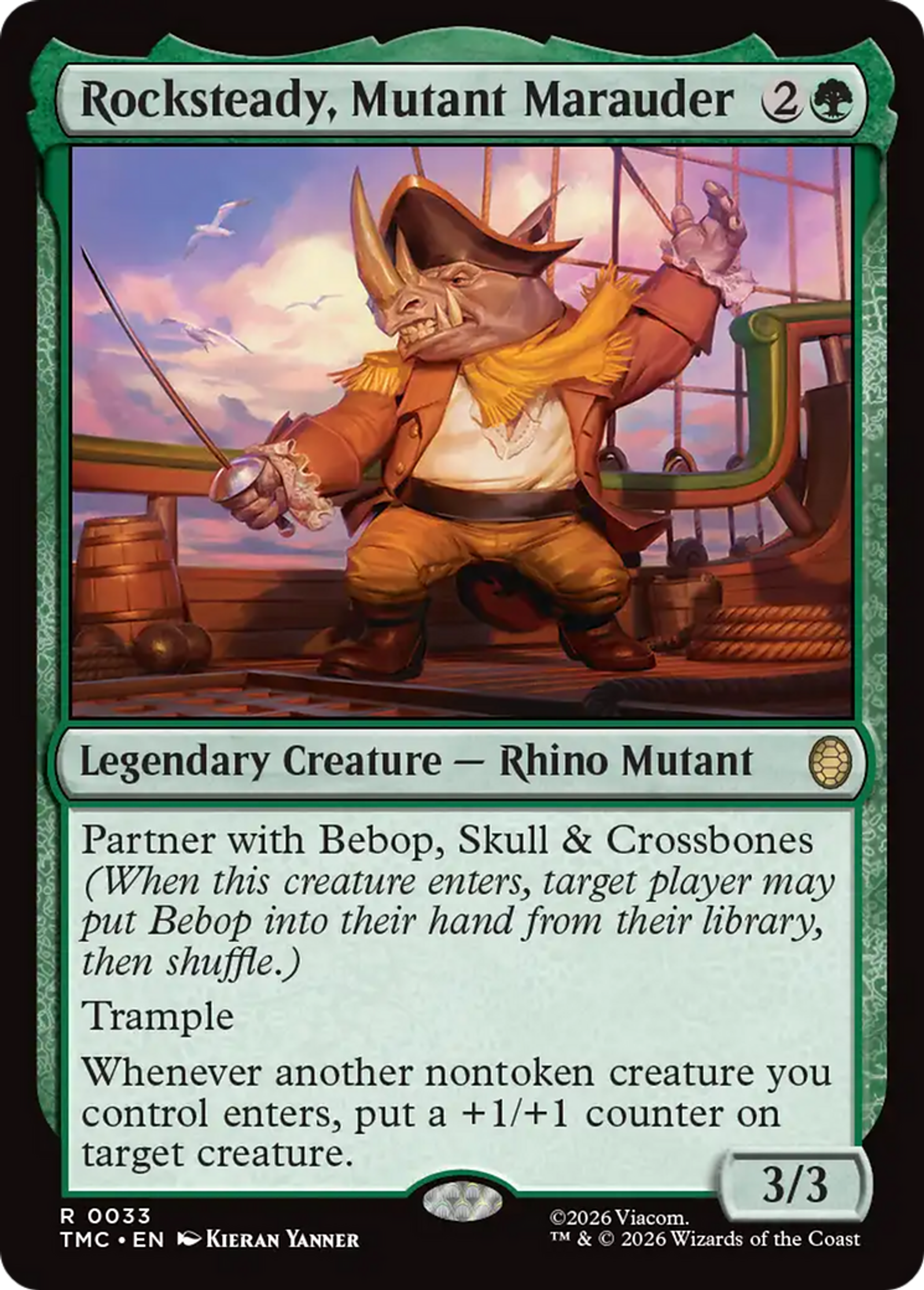Rocksteady, Mutant Marauder — Teenage Mutant Ninja Turtles Eternal — Magic: The Gathering